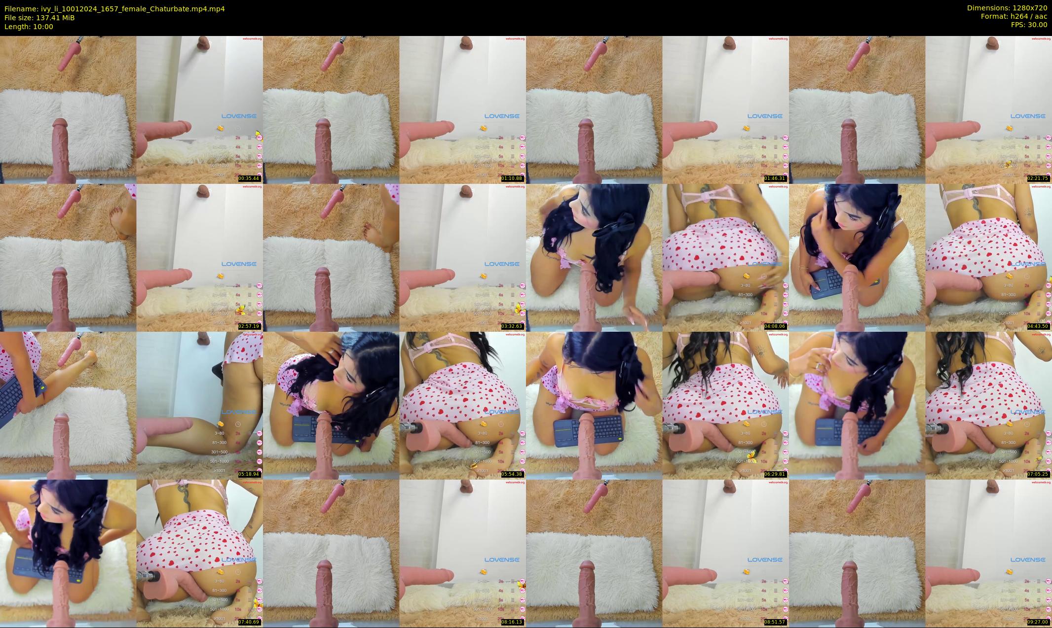 ivy_li — 10 minute Chaturbate female cam show recording, 720p, Jan 10, 2024