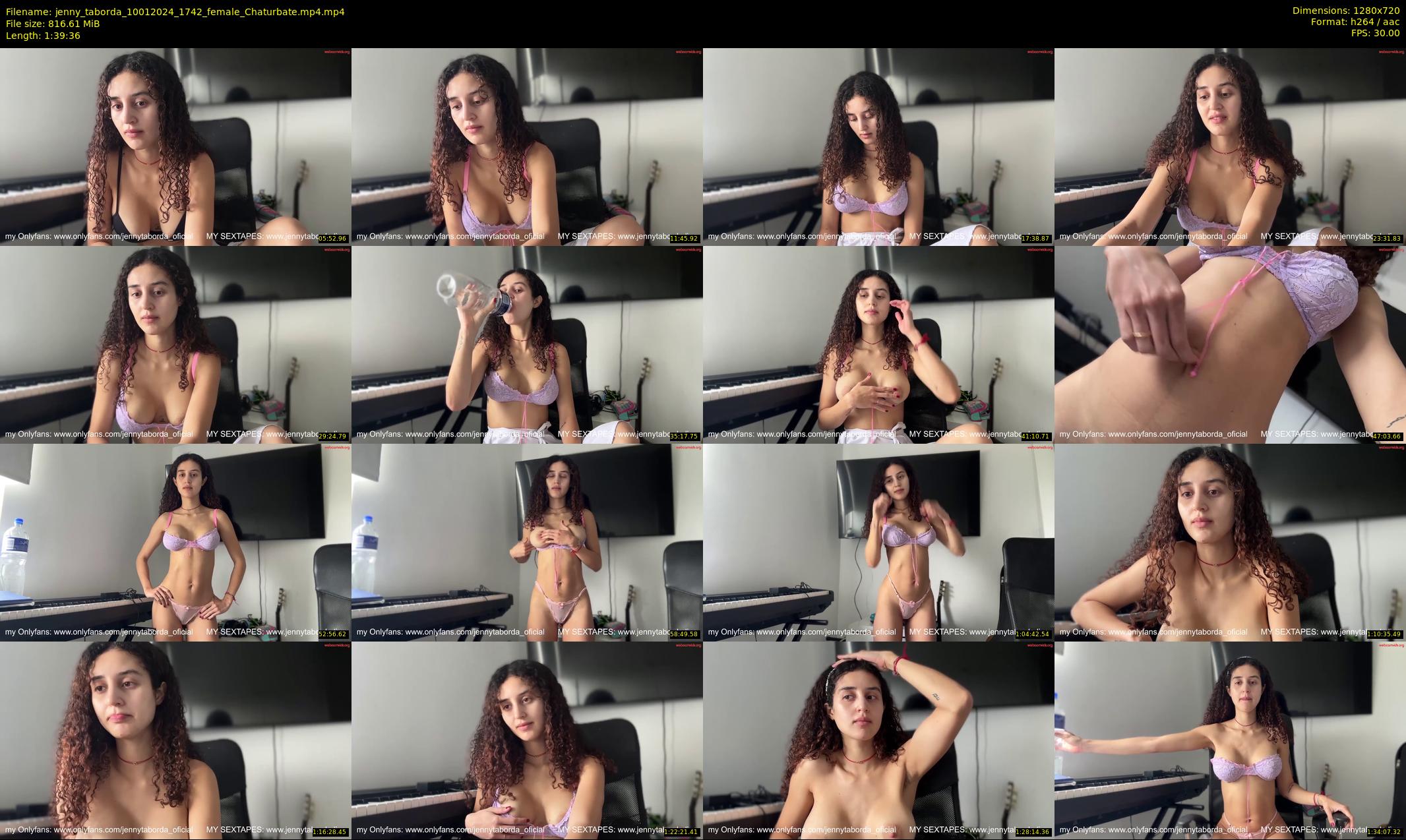 jenny_taborda — 100 minute Chaturbate female cam show recording, 720p, Jan 10, 2024