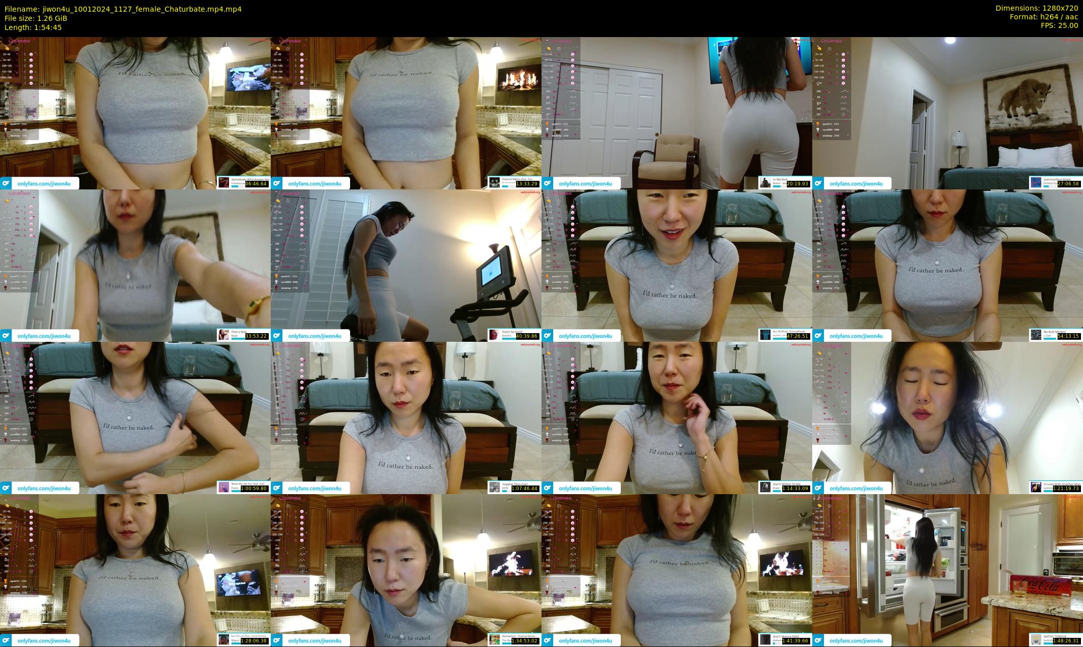 jiwon4u — 115 minute Chaturbate female cam show recording, 720p, Jan 10, 2024