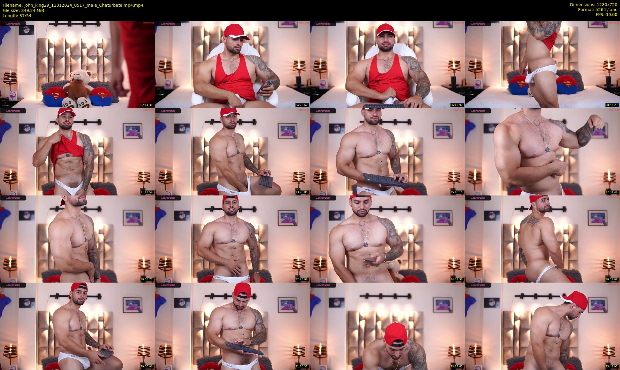 john_king29 — 38 minute Chaturbate male cam show recording, 720p, Jan 11, 2024