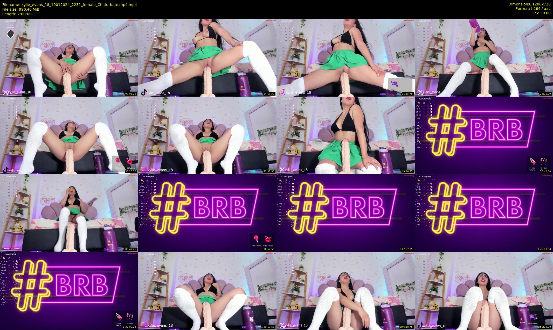 kylie_evans_18 — 120 minute Chaturbate female cam show recording, 720p, Jan 10, 2024