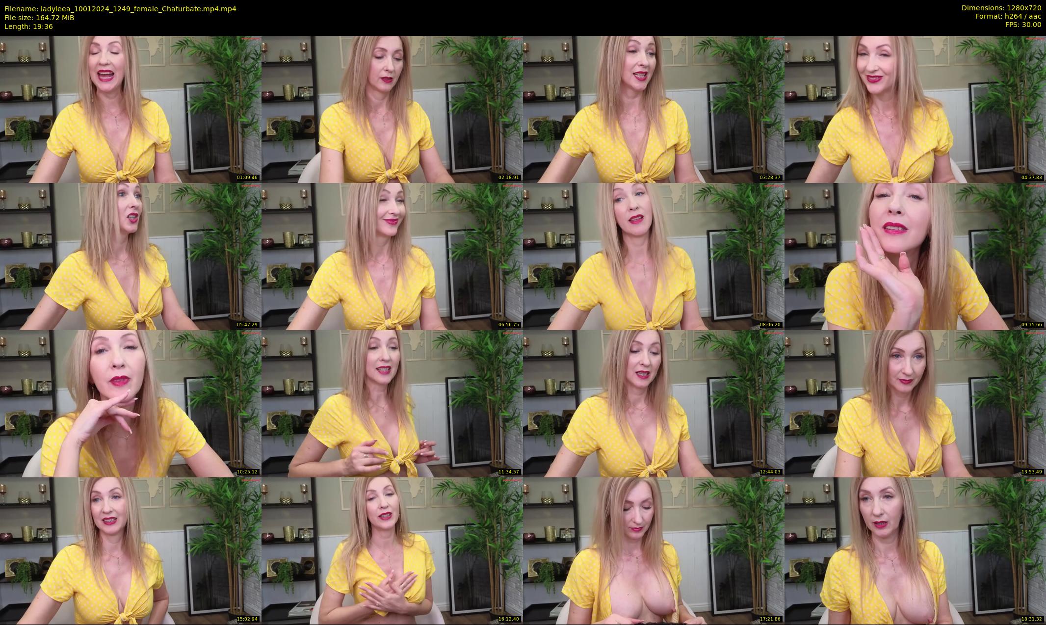 ladyleea — 20 minute Chaturbate female cam show recording, 720p, Jan 10, 2024