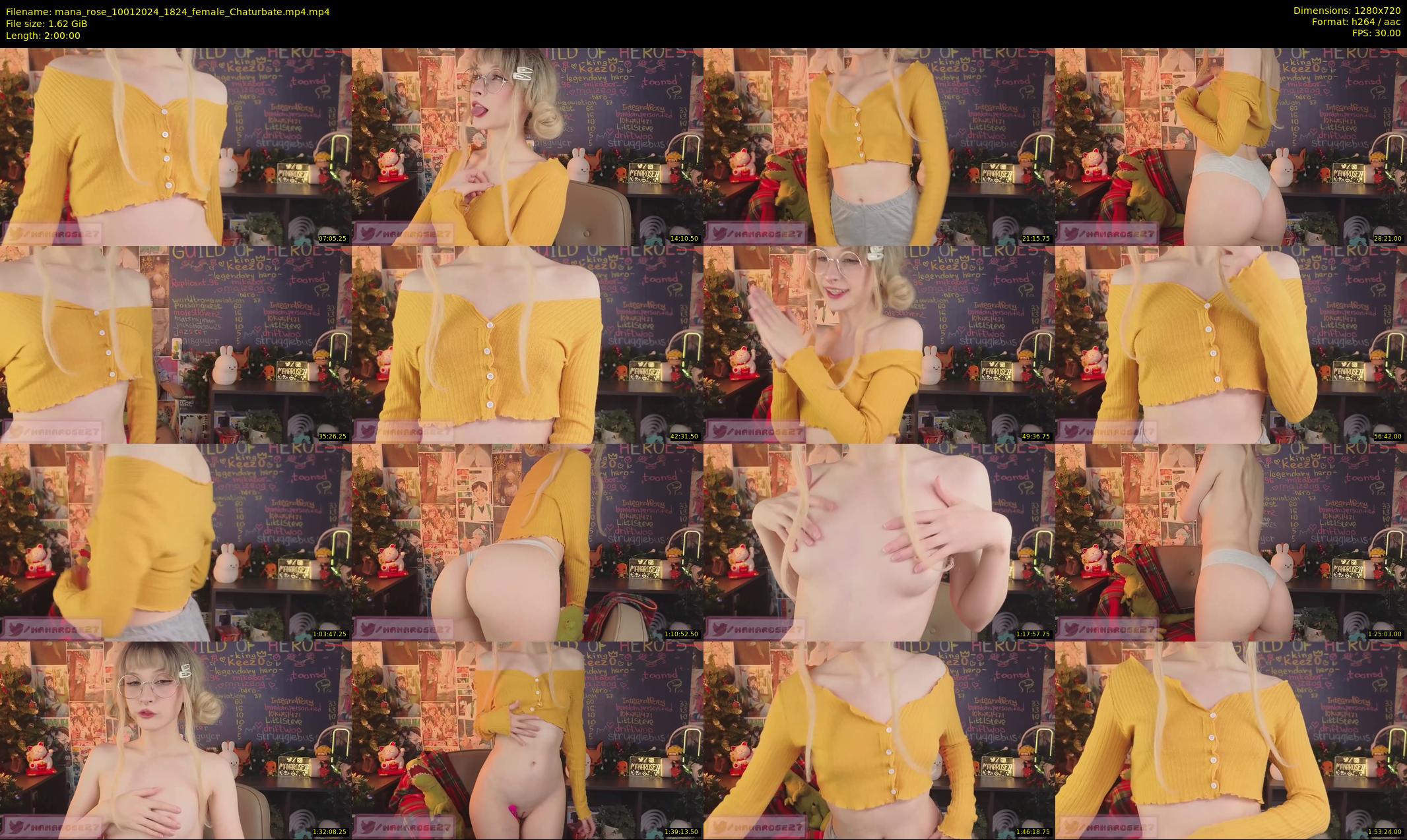 mana_rose — 120 minute Chaturbate female cam show recording, 720p, Jan 10, 2024