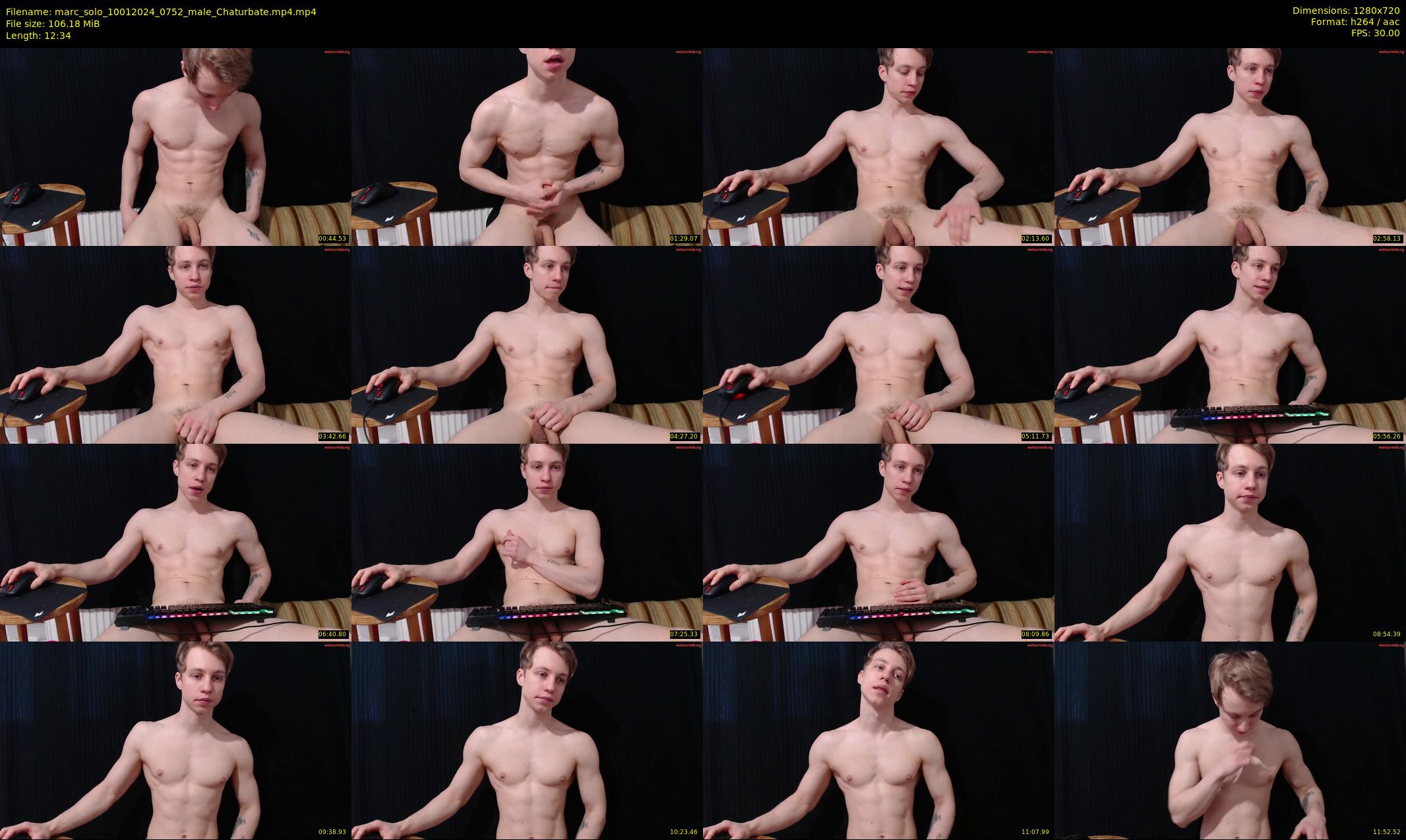 marc_solo — 13 minute Chaturbate male cam show recording, 720p, Jan 10, 2024