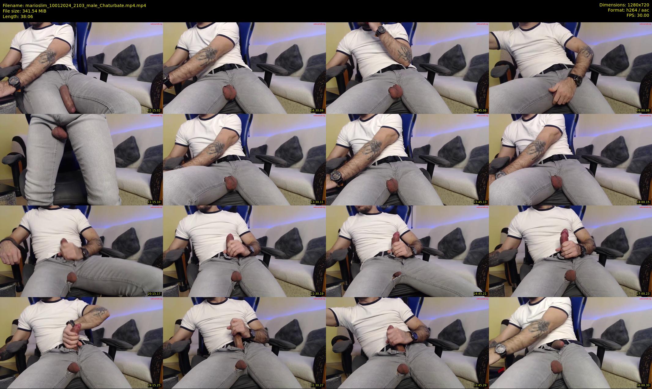 marioslim — 39 minute Chaturbate male cam show recording, 720p, Jan 10, 2024