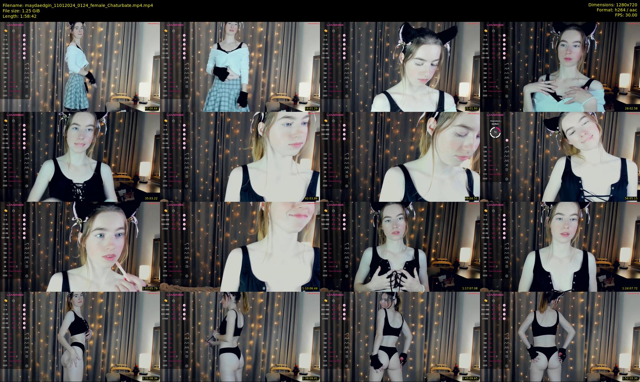 maydaedgin — 119 minute Chaturbate female cam show recording, 720p, Jan 11, 2024