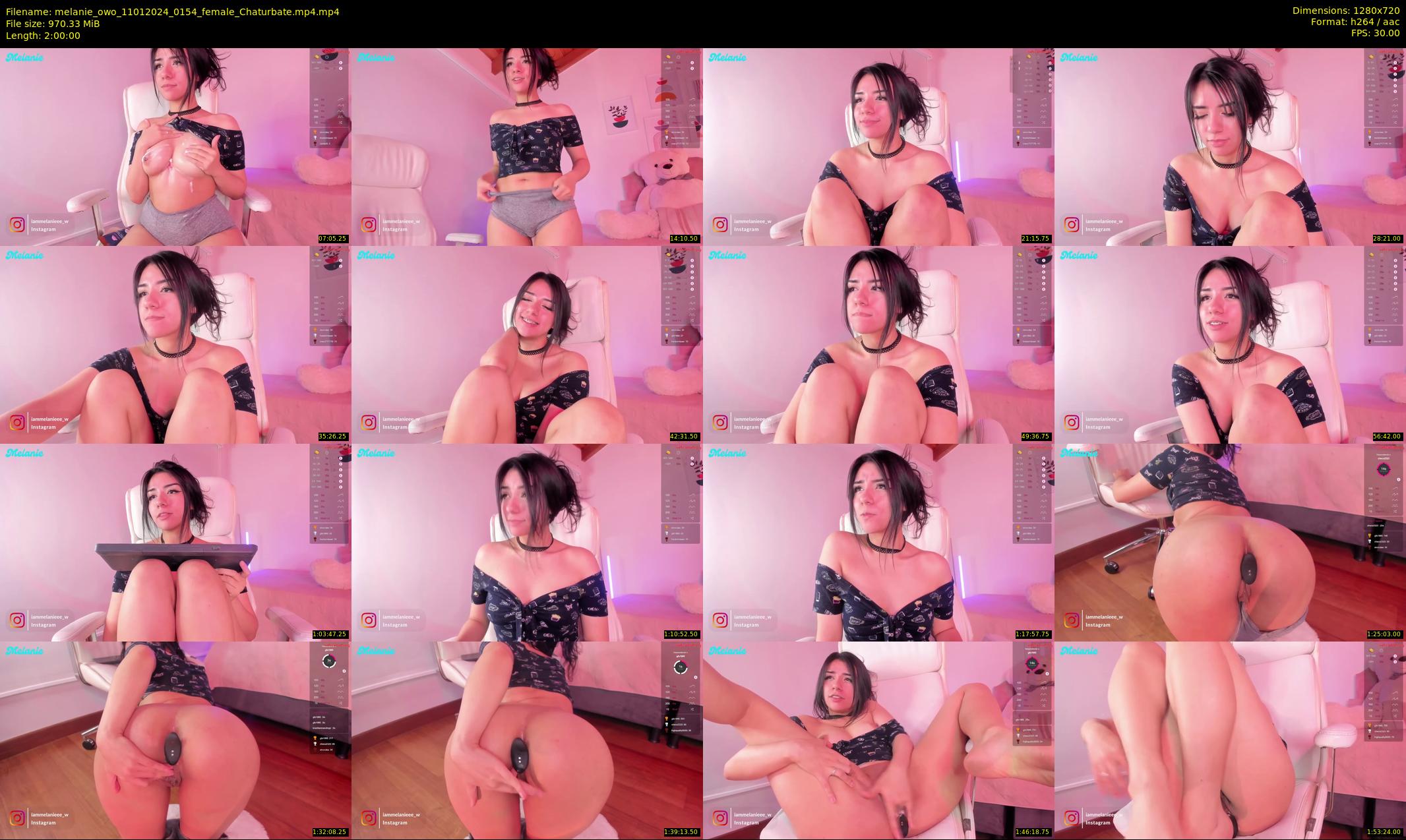melanie_owo — 120 minute Chaturbate female cam show recording, 720p, Jan 11, 2024