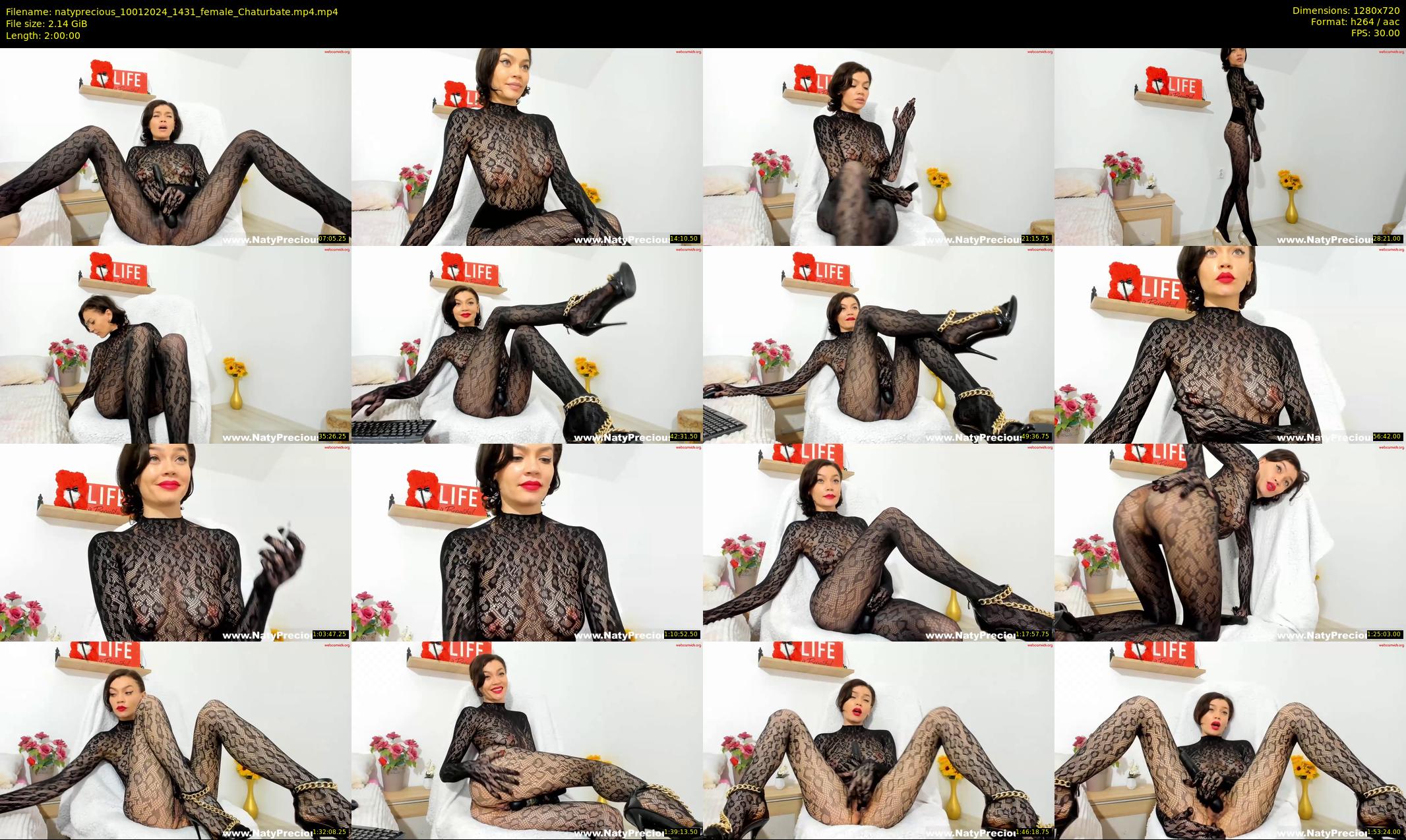 natyprecious — 120 minute Chaturbate female cam show recording, 720p, Jan 10, 2024