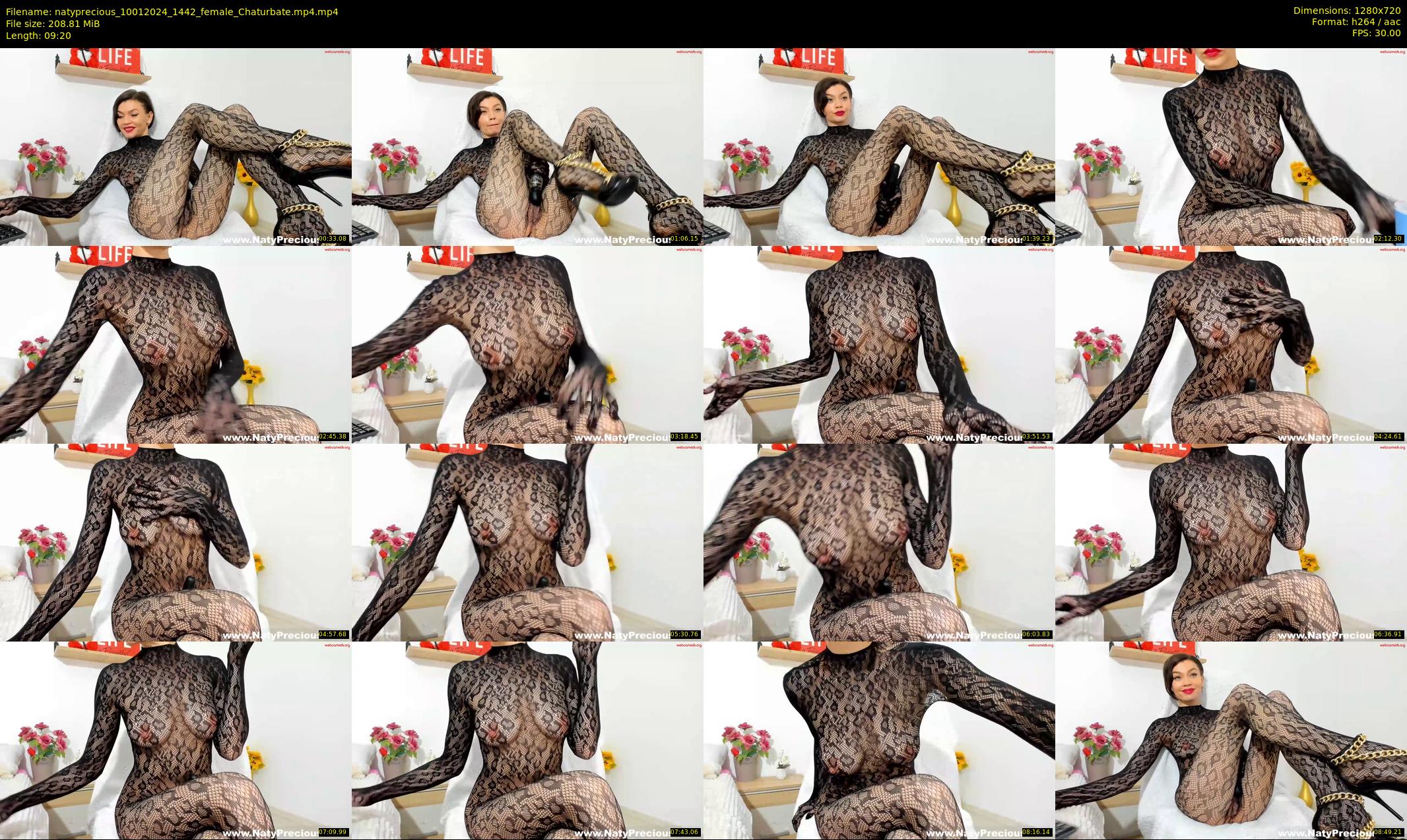 natyprecious — 10 minute Chaturbate female cam show recording, 720p, Jan 10, 2024