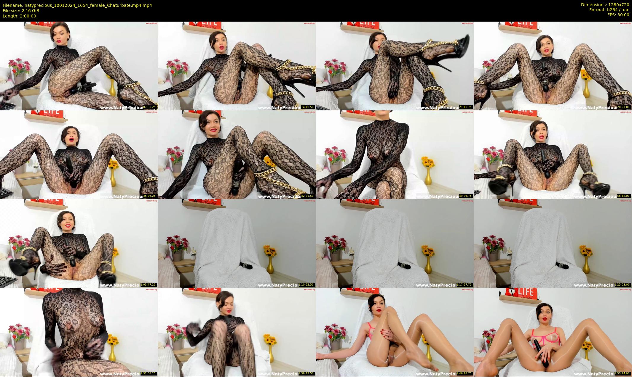 natyprecious — 120 minute Chaturbate female cam show recording, 720p, Jan 10, 2024