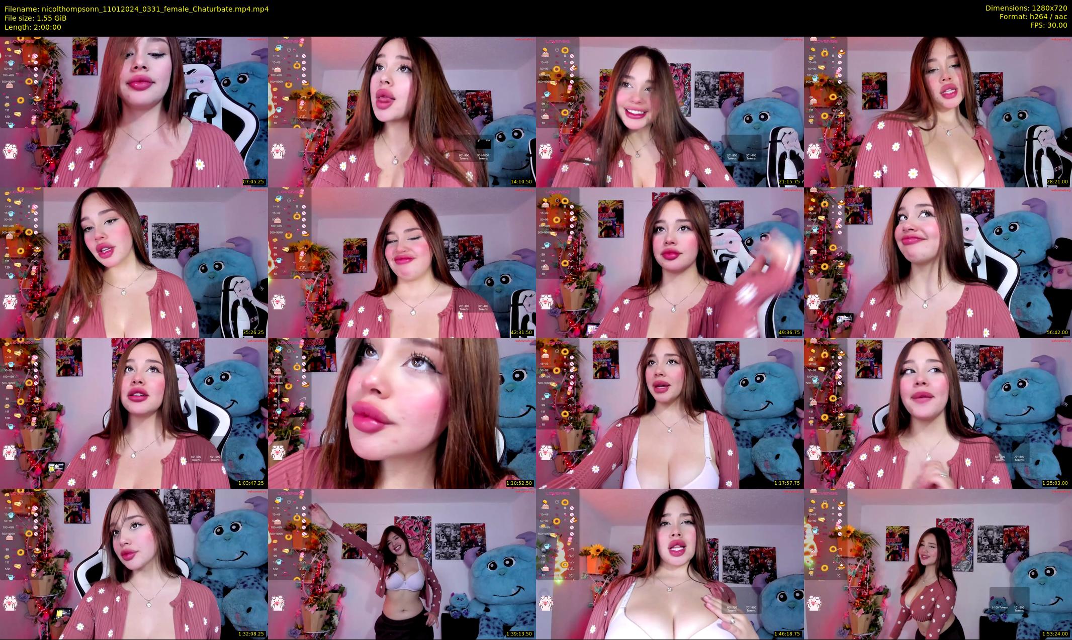 nicolthompsonn — 120 minute Chaturbate female cam show recording, 720p, Jan 11, 2024