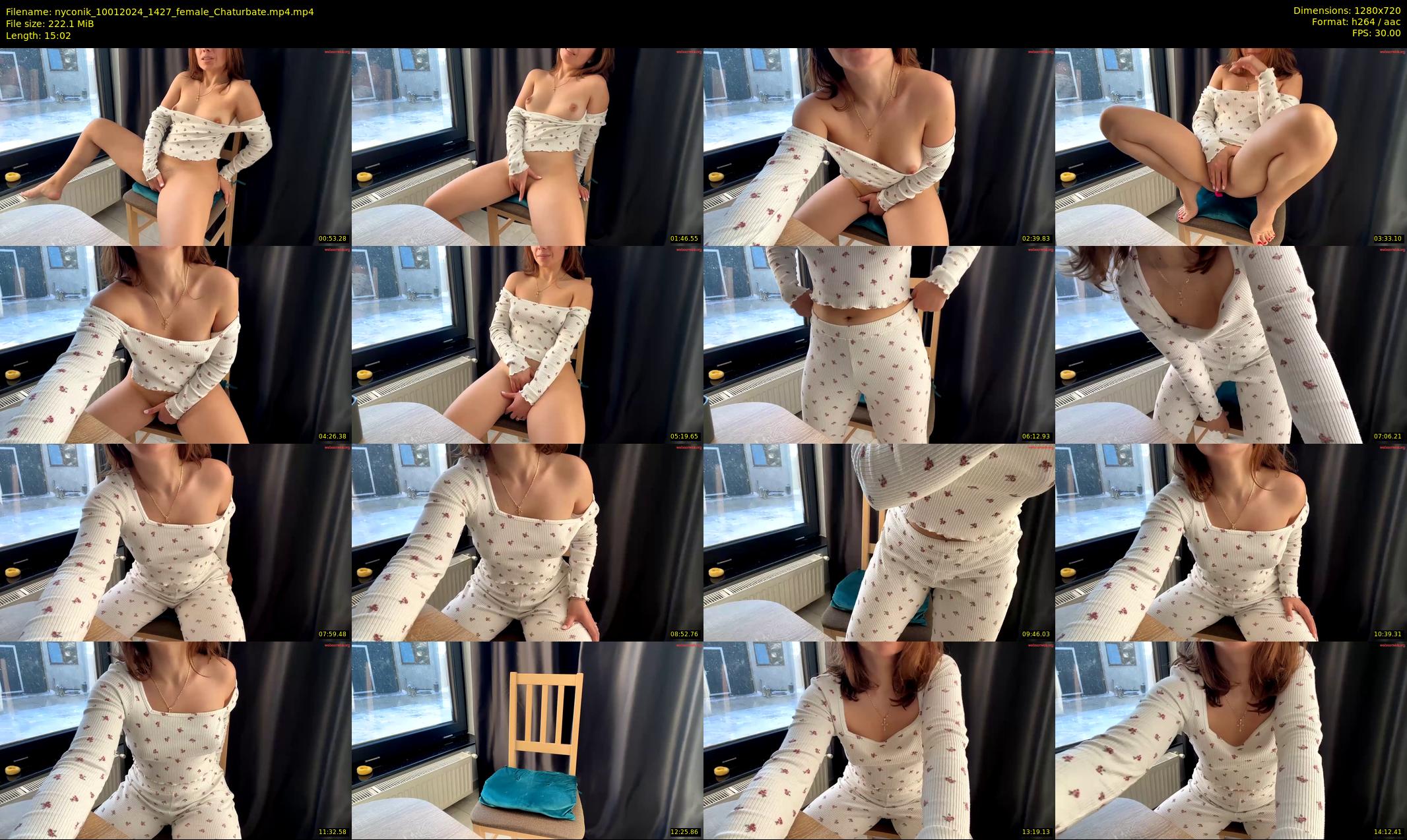 nyconik — 16 minute Chaturbate female cam show recording, 720p, Jan 10, 2024