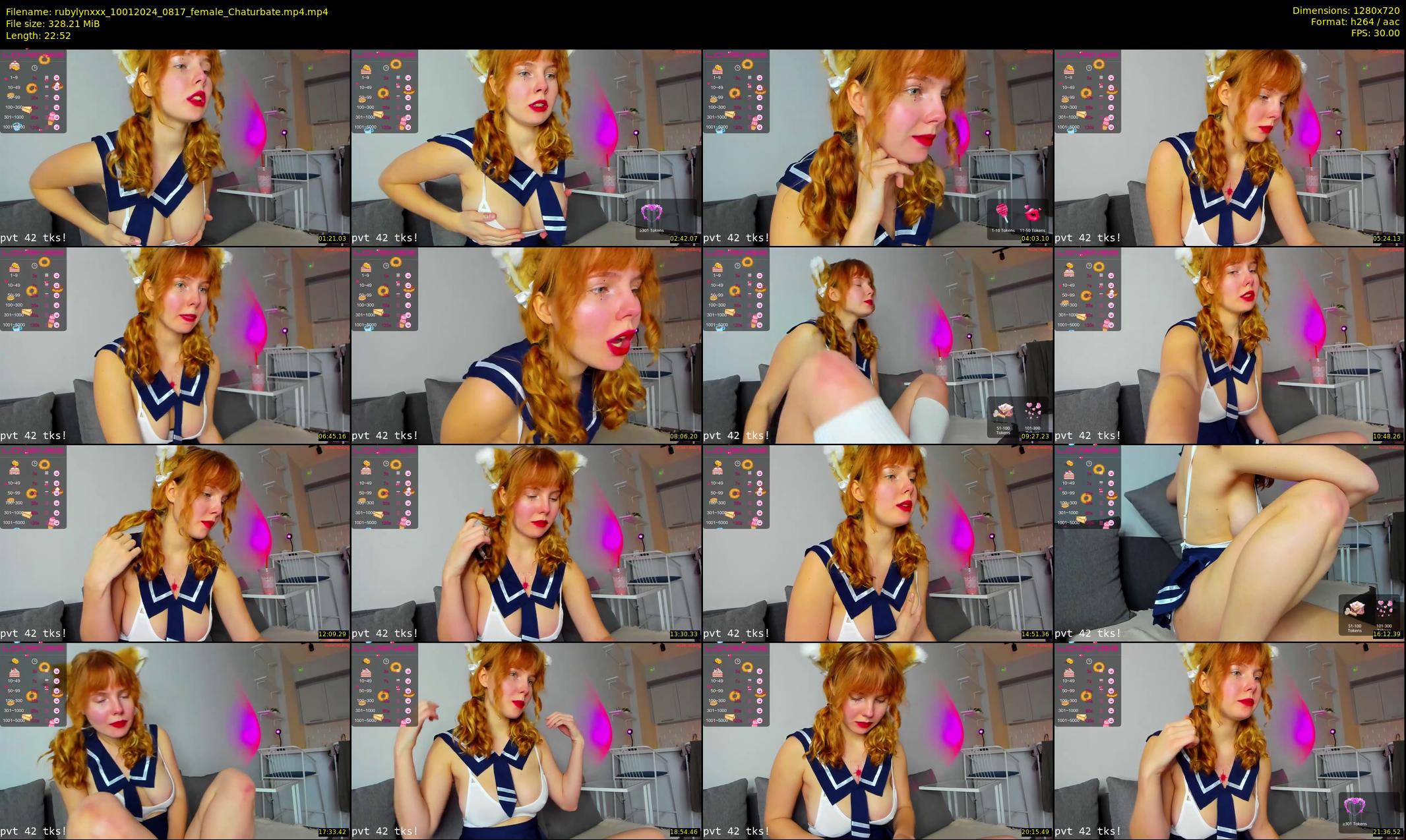 rubylynxxx — 23 minute Chaturbate female cam show recording, 720p, Jan 10, 2024