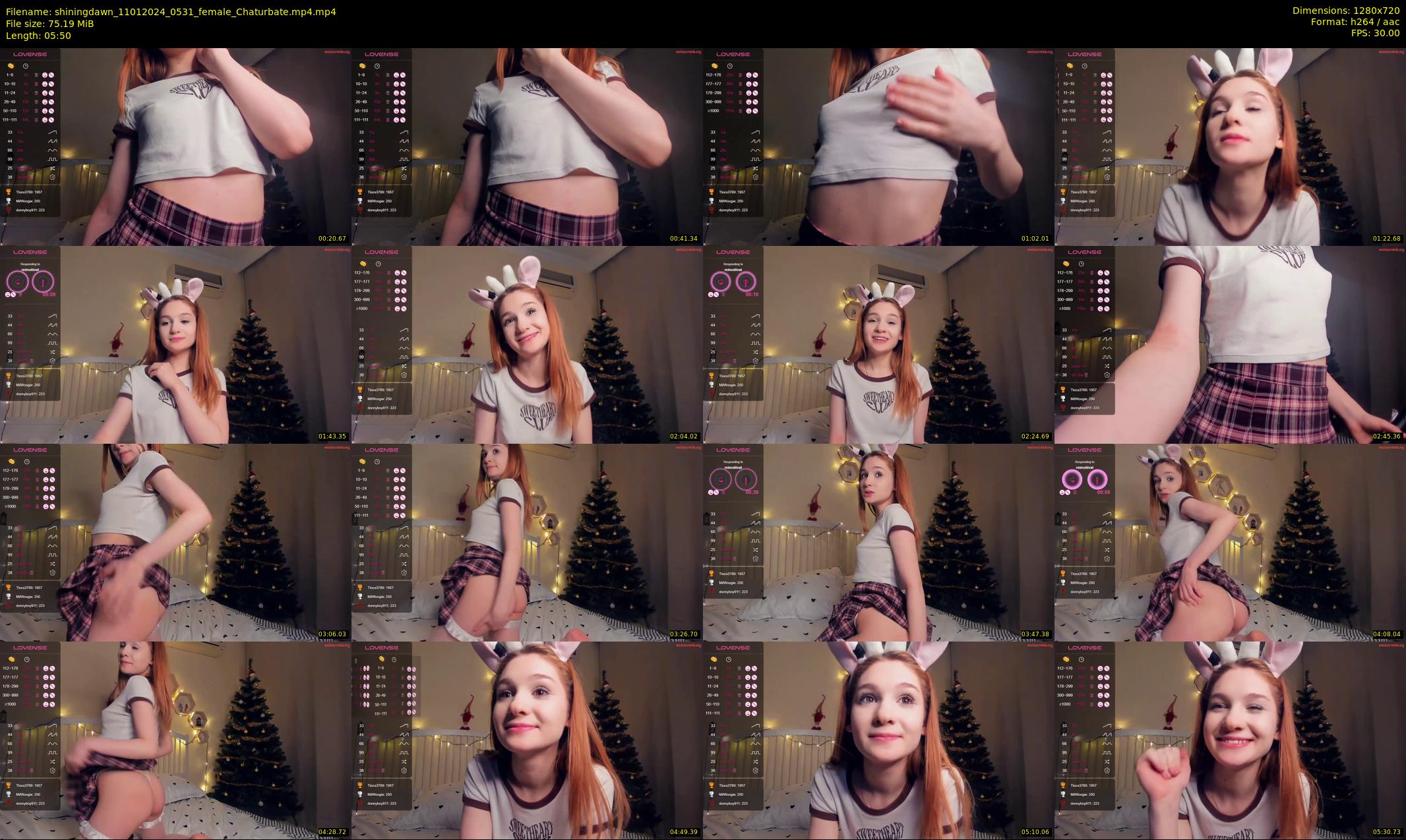 shiningdawn — 6 minute Chaturbate female cam show recording, 720p, Jan 11, 2024