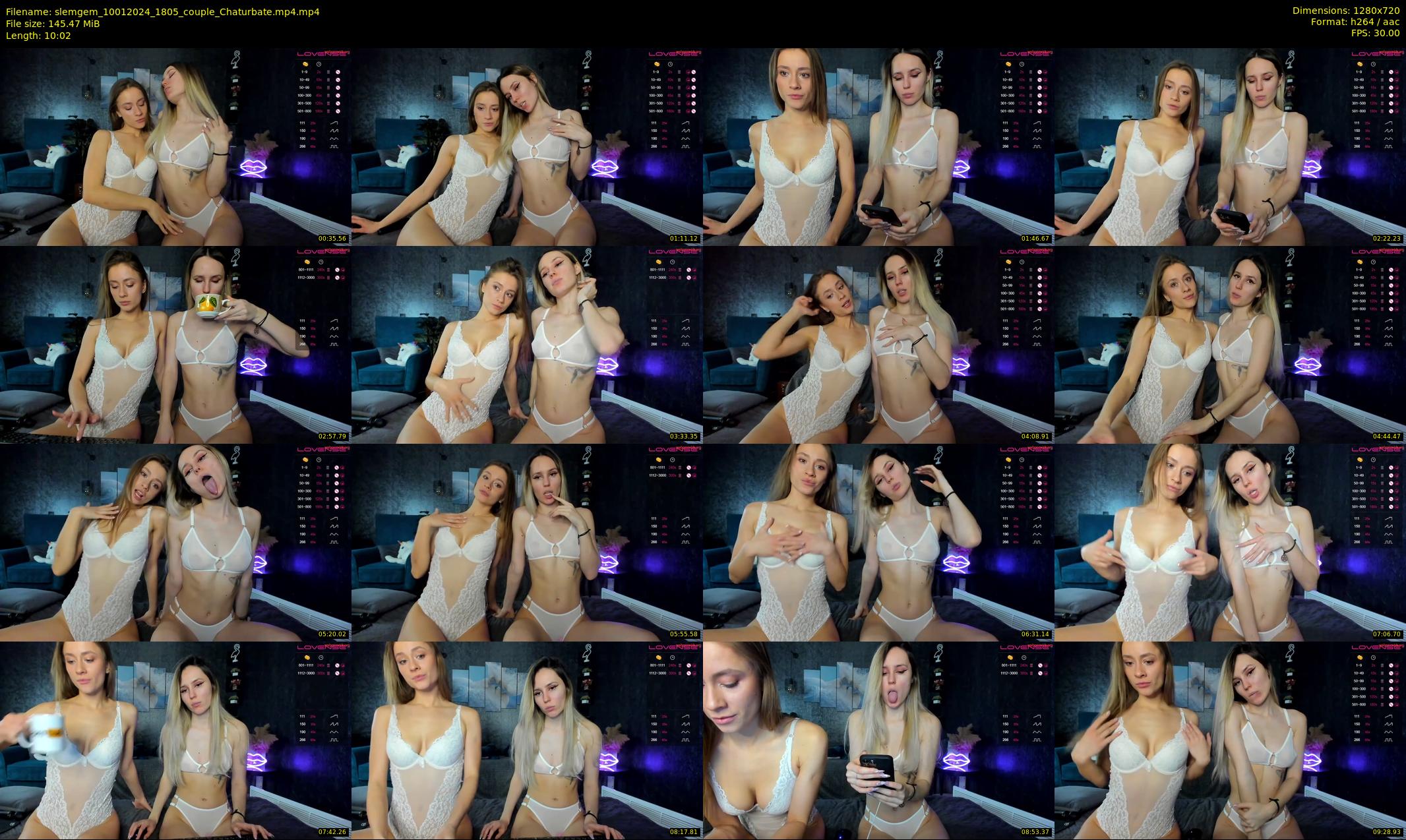 slemgem — 11 minute Chaturbate couple cam show recording, 720p, Jan 10, 2024