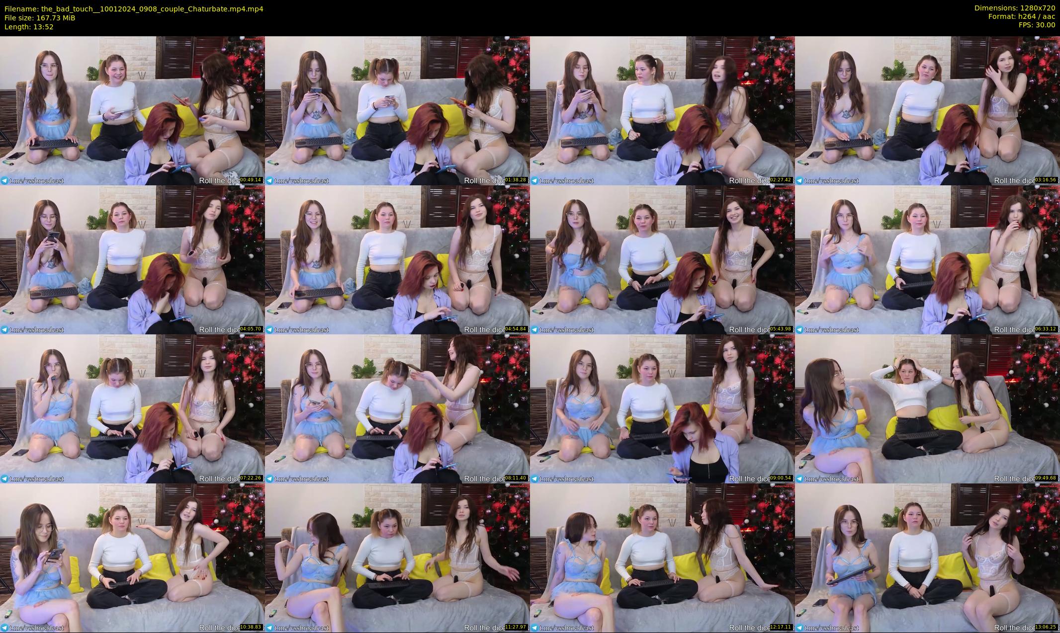 the_bad_touch_ — 14 minute Chaturbate couple cam show recording, 720p, Jan 10, 2024