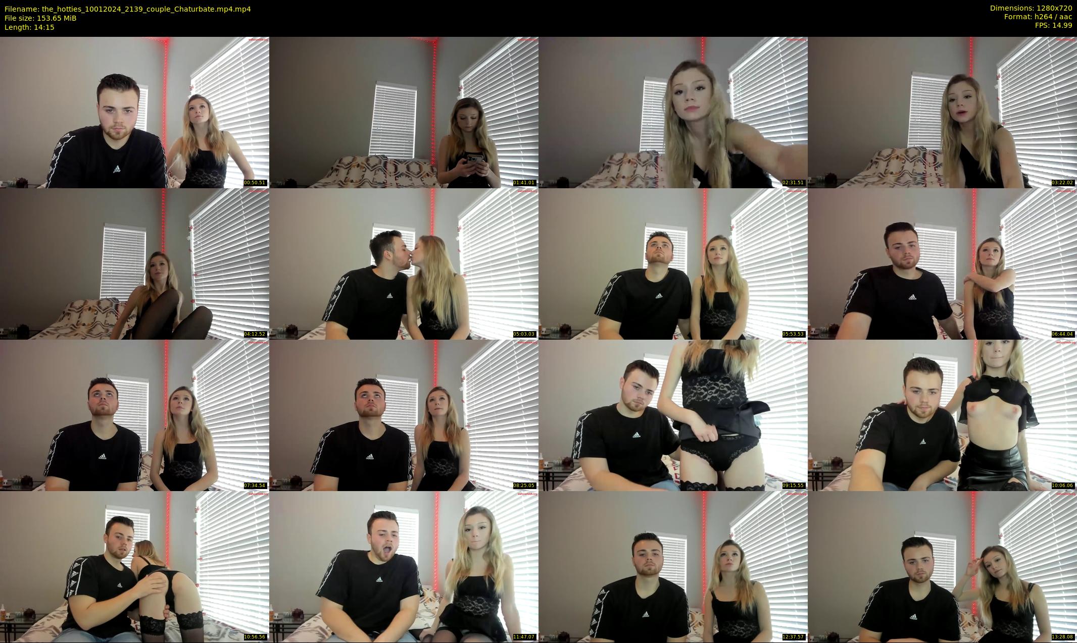 the_hotties — 15 minute Chaturbate couple cam show recording, 720p, Jan 10, 2024