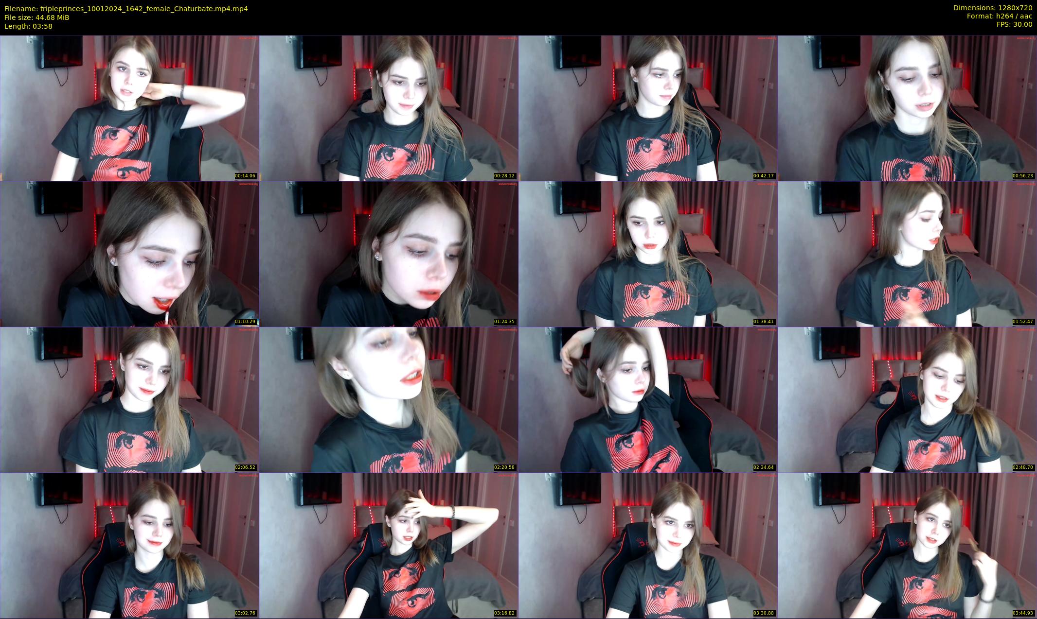 tripleprinces — 4 minute Chaturbate female cam show recording, 720p, Jan 10, 2024