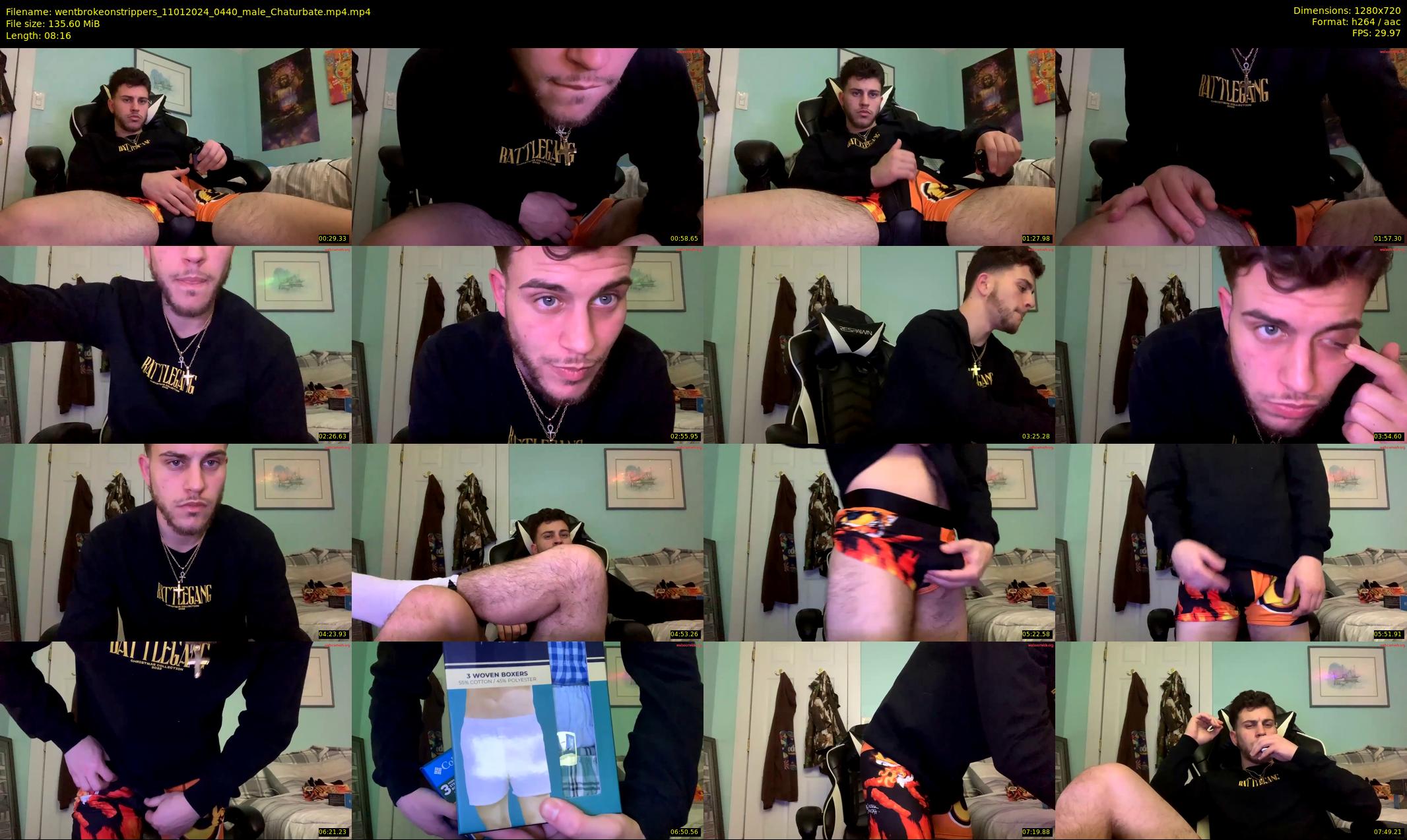 wentbrokeonstrippers — 9 minute Chaturbate male cam show recording, 720p, Jan 11, 2024