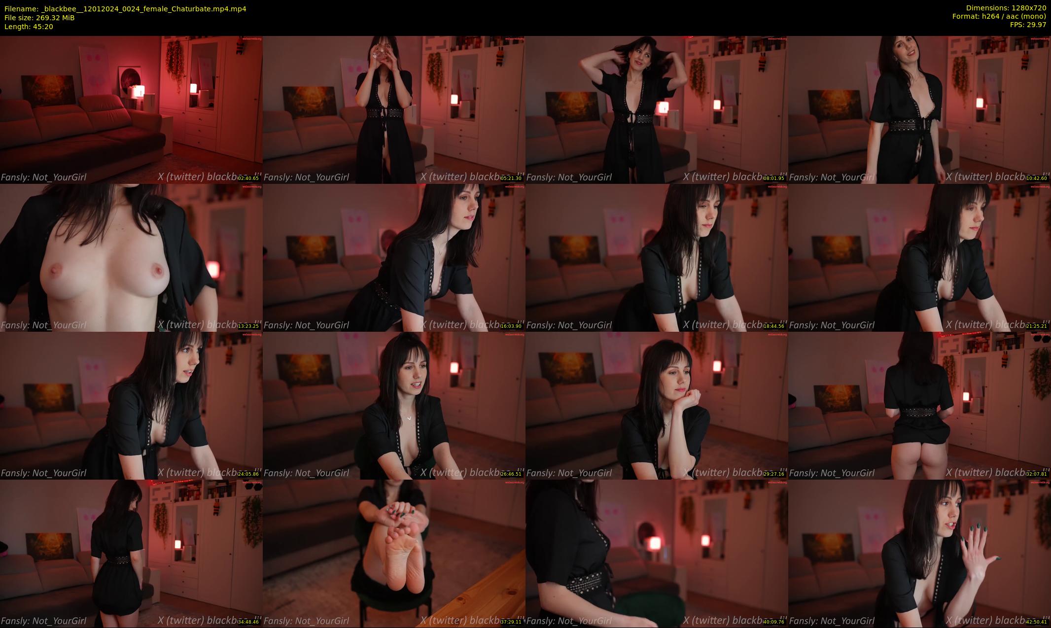 _blackbee_ — 46 minute Chaturbate female cam show recording, 720p, Jan 12, 2024