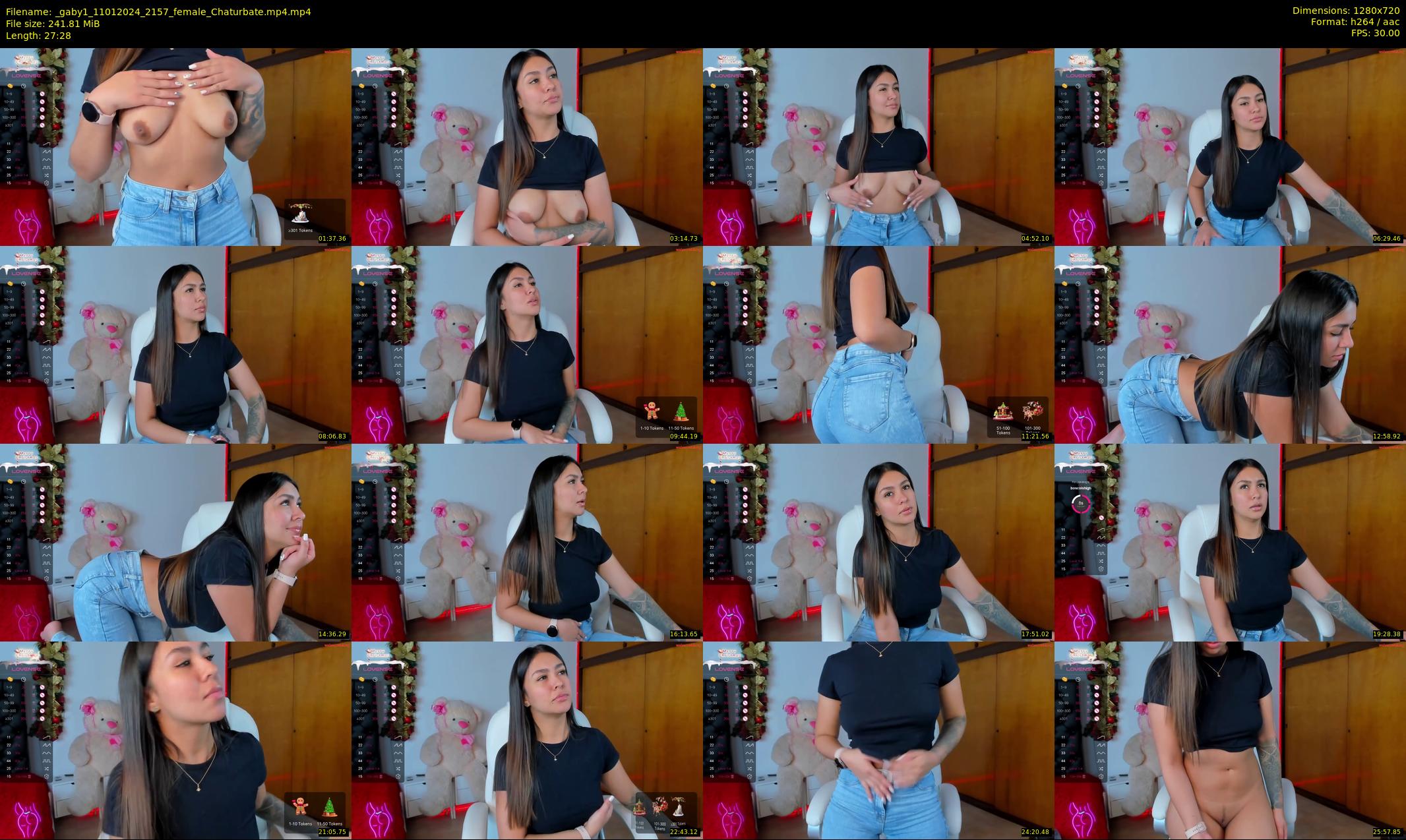 _gaby1 — 28 minute Chaturbate female cam show recording, 720p, Jan 11, 2024