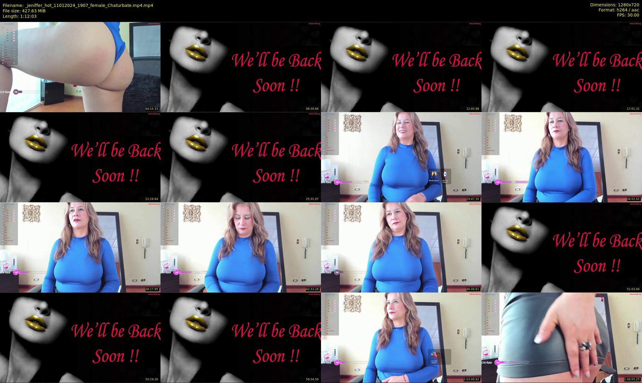 _jeniffer_hot — 73 minute Chaturbate female cam show recording, 720p, Jan 11, 2024