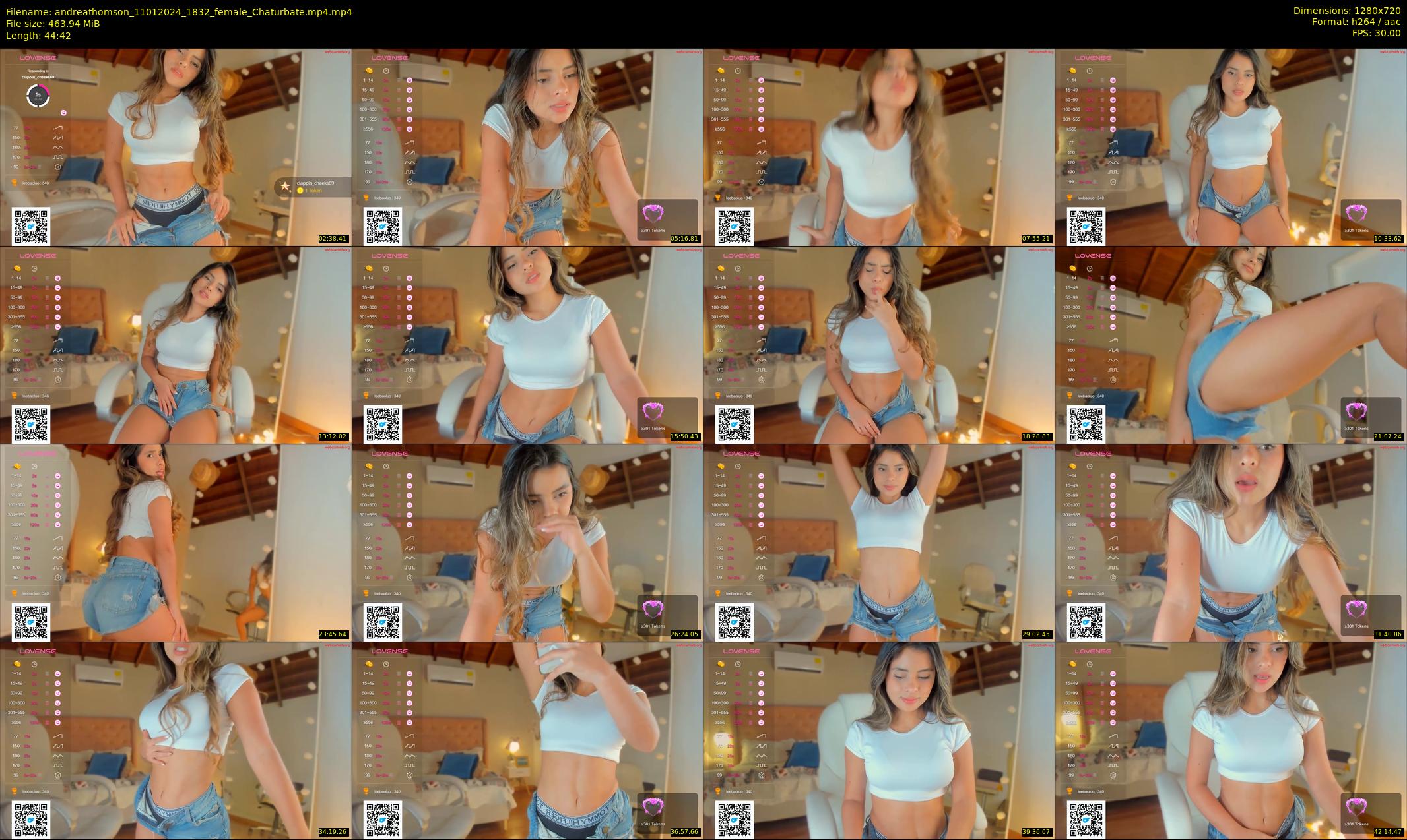 andreathomson — 45 minute Chaturbate female cam show recording, 720p, Jan 11, 2024