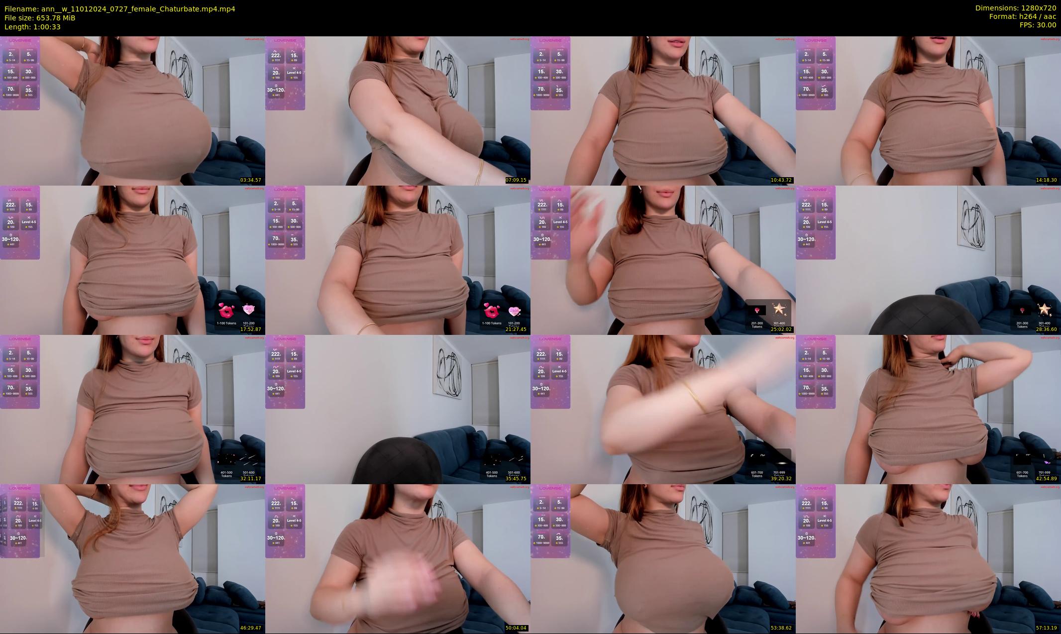 ann__w — 61 minute Chaturbate female cam show recording, 720p, Jan 11, 2024
