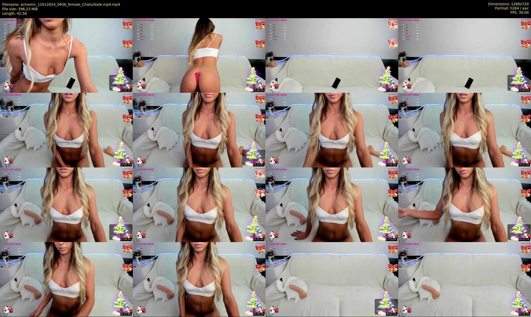 arinamir — 43 minute Chaturbate female cam show recording, 720p, Jan 11, 2024