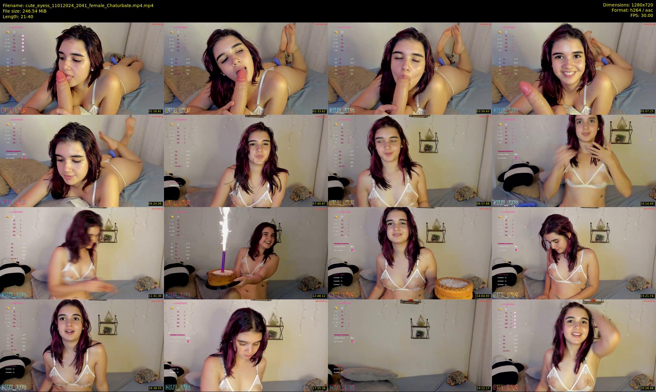 cute_eyess — 22 minute Chaturbate female cam show recording, 720p, Jan 11, 2024