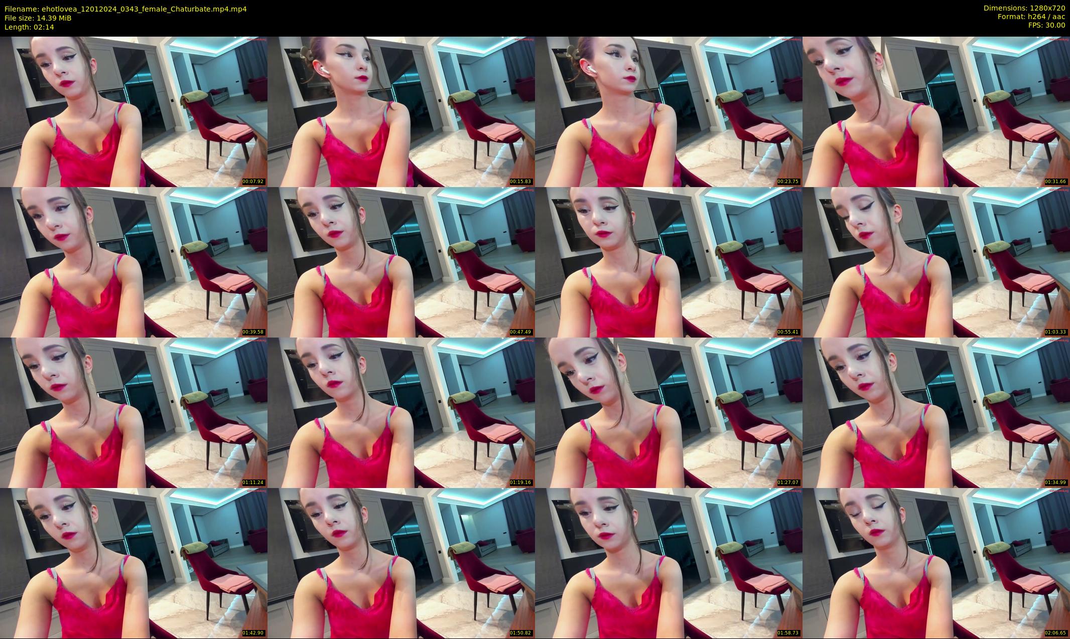 ehotlovea — 3 minute Chaturbate female cam show recording, 720p, Jan 12, 2024