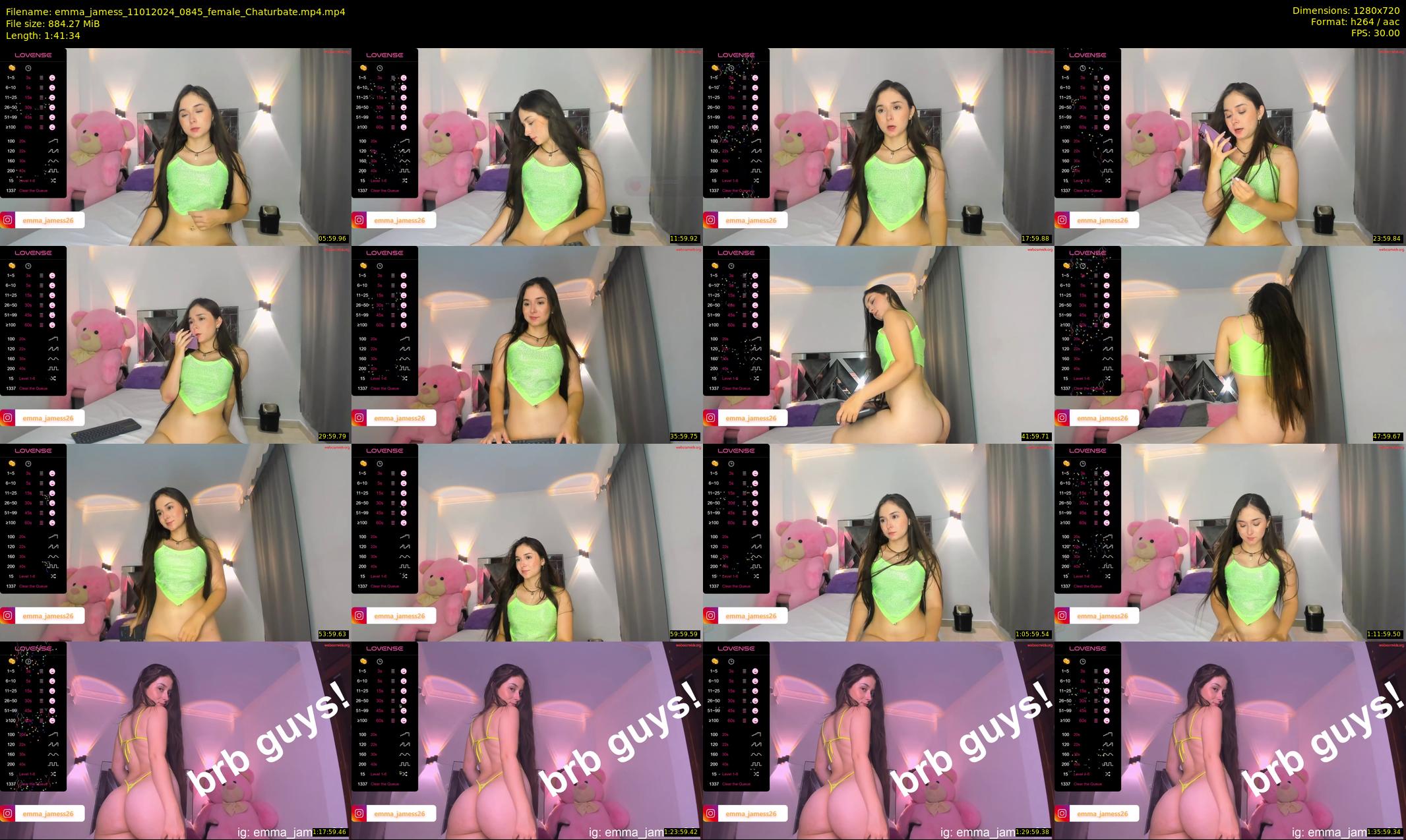 emma_jamess — 102 minute Chaturbate female cam show recording, 720p, Jan 11, 2024
