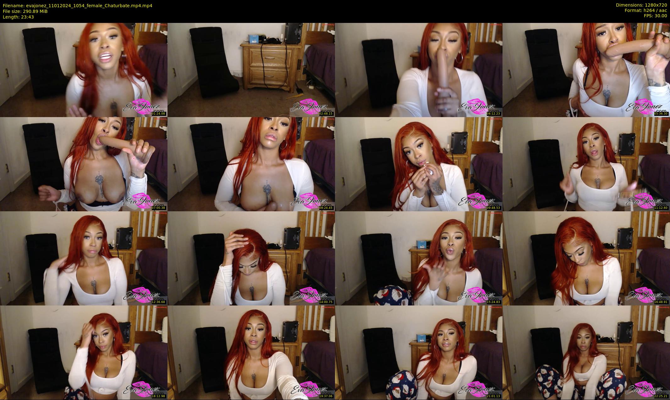 evajonez — 24 minute Chaturbate female cam show recording, 720p, Jan 11, 2024