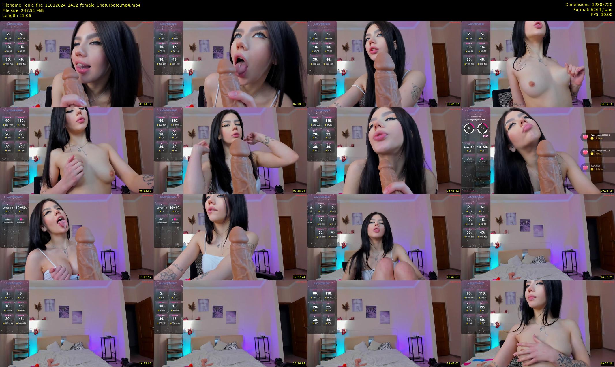 jenie_fire — 22 minute Chaturbate female cam show recording, 720p, Jan 11, 2024