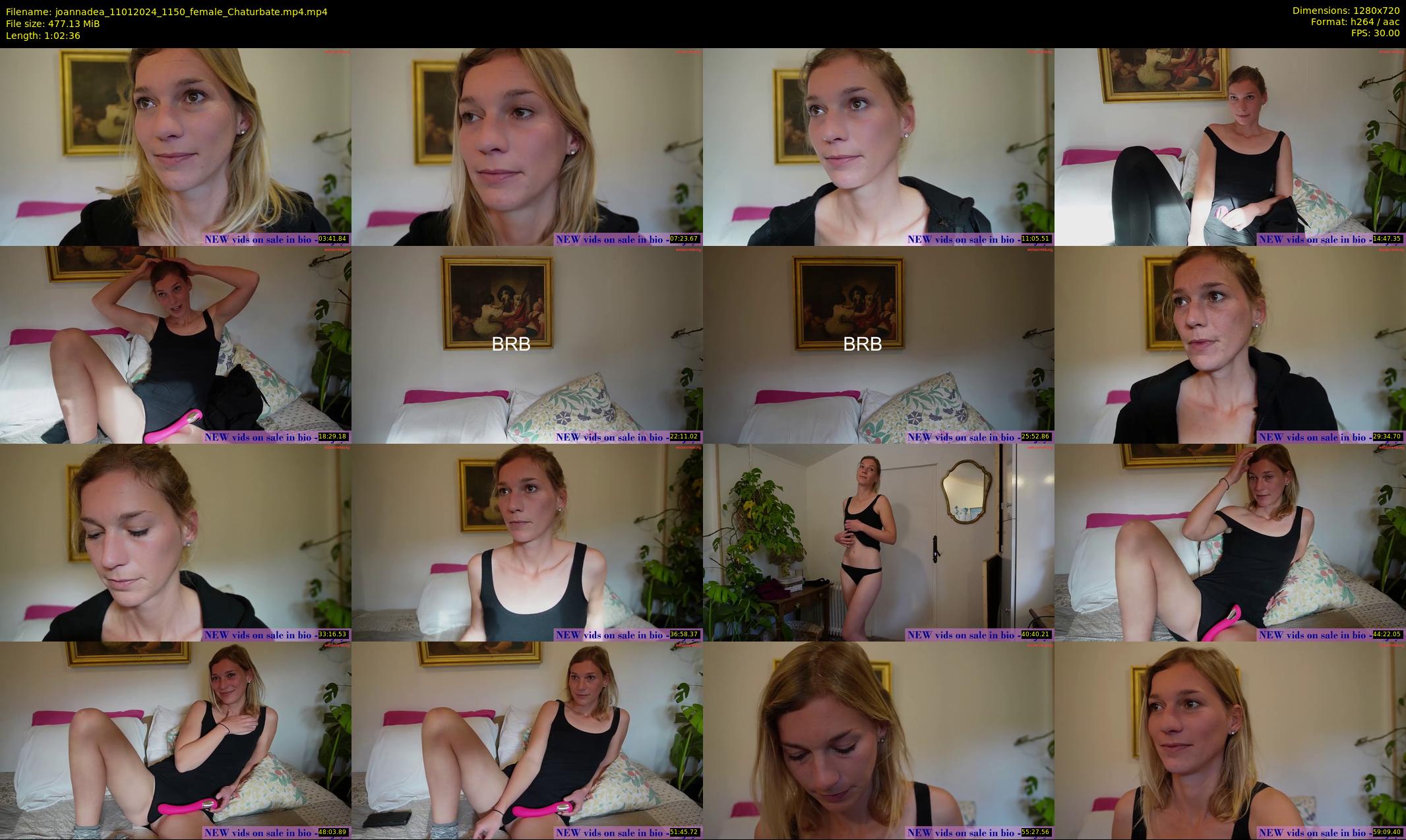 joannadea — 63 minute Chaturbate female cam show recording, 720p, Jan 11, 2024