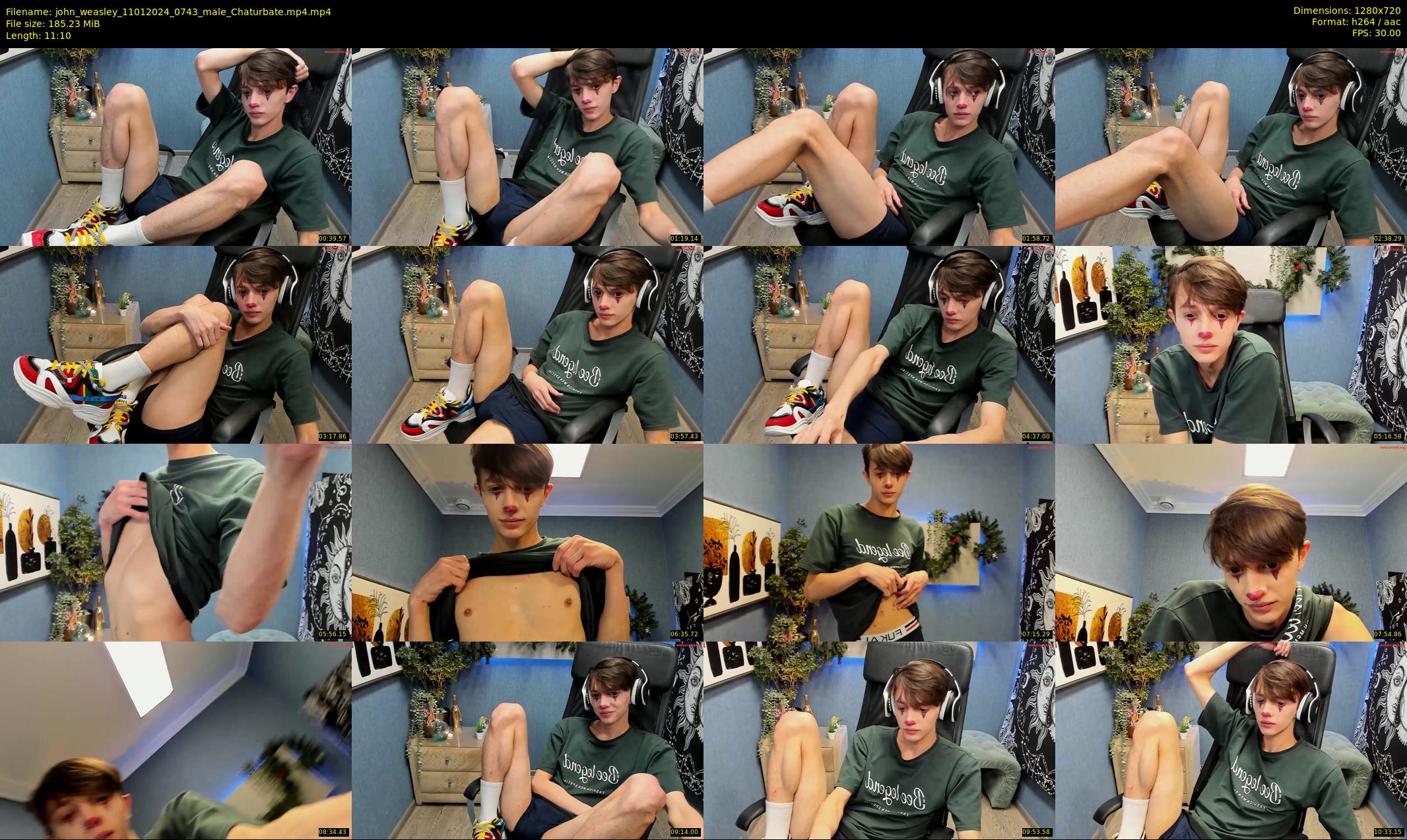 john_weasley — 12 minute Chaturbate male cam show recording, 720p, Jan 11, 2024