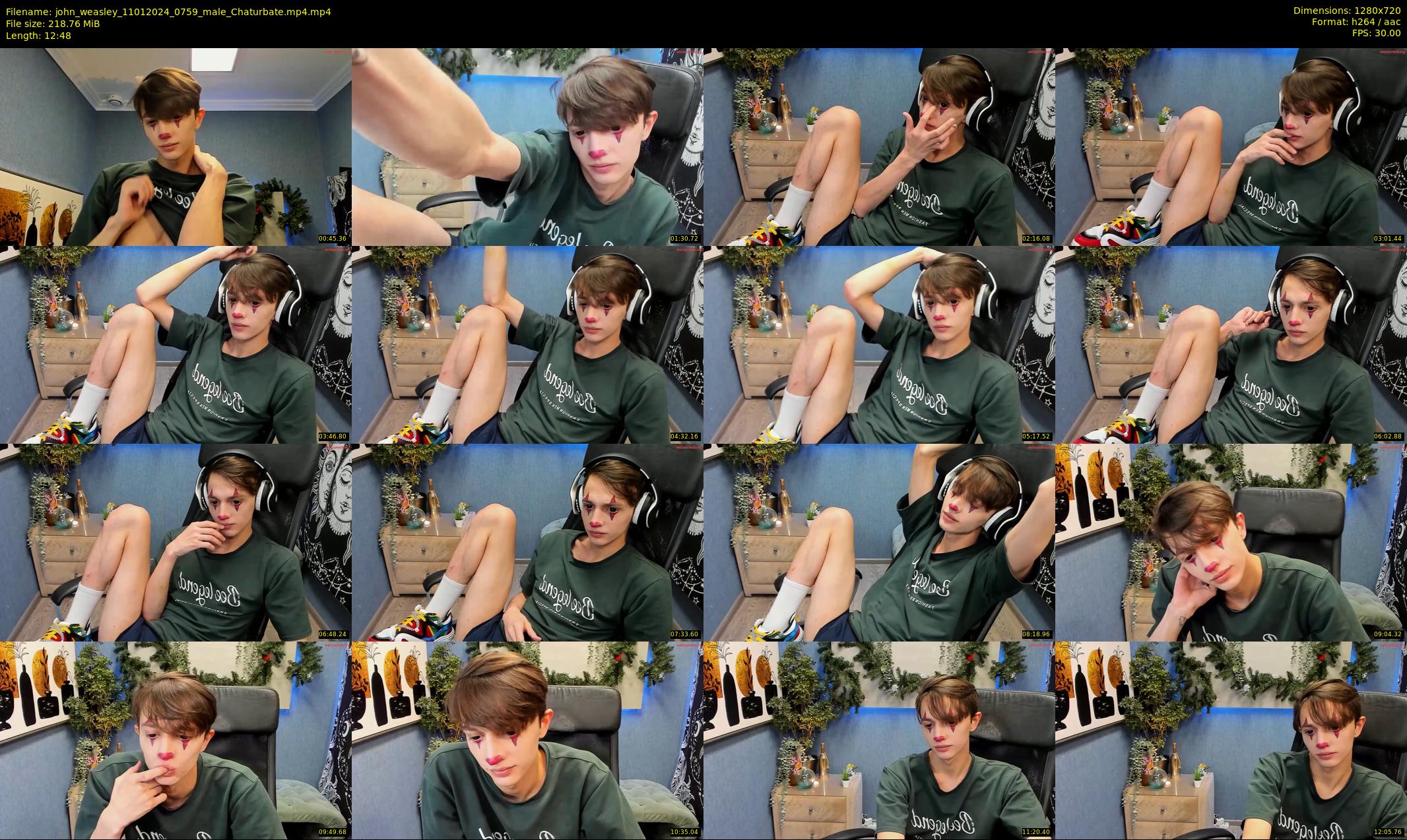 john_weasley — 13 minute Chaturbate male cam show recording, 720p, Jan 11, 2024