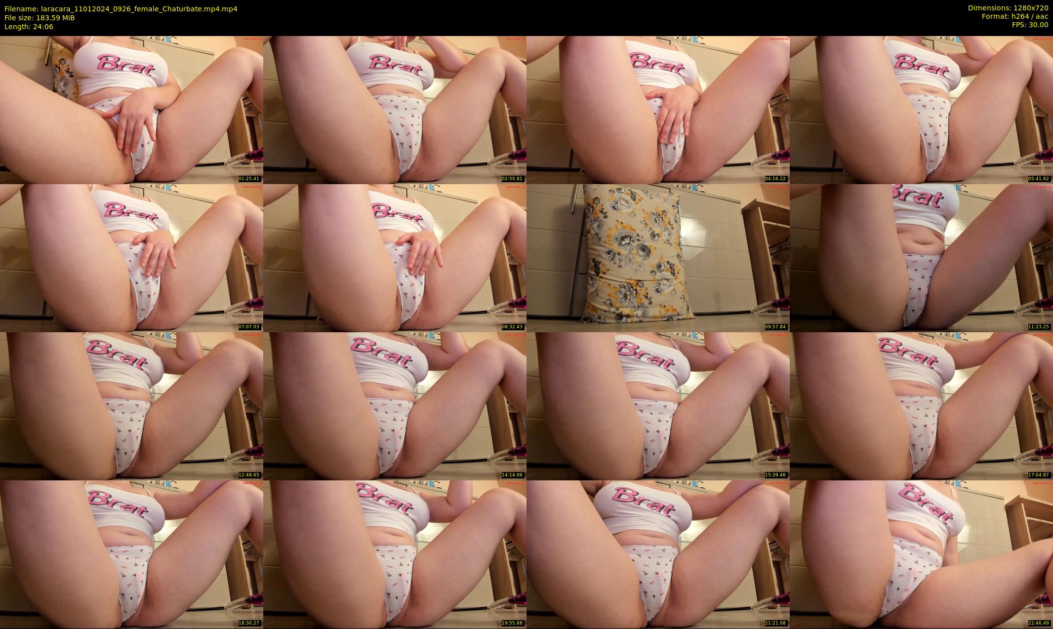 laracara — 25 minute Chaturbate female cam show recording, 720p, Jan 11, 2024