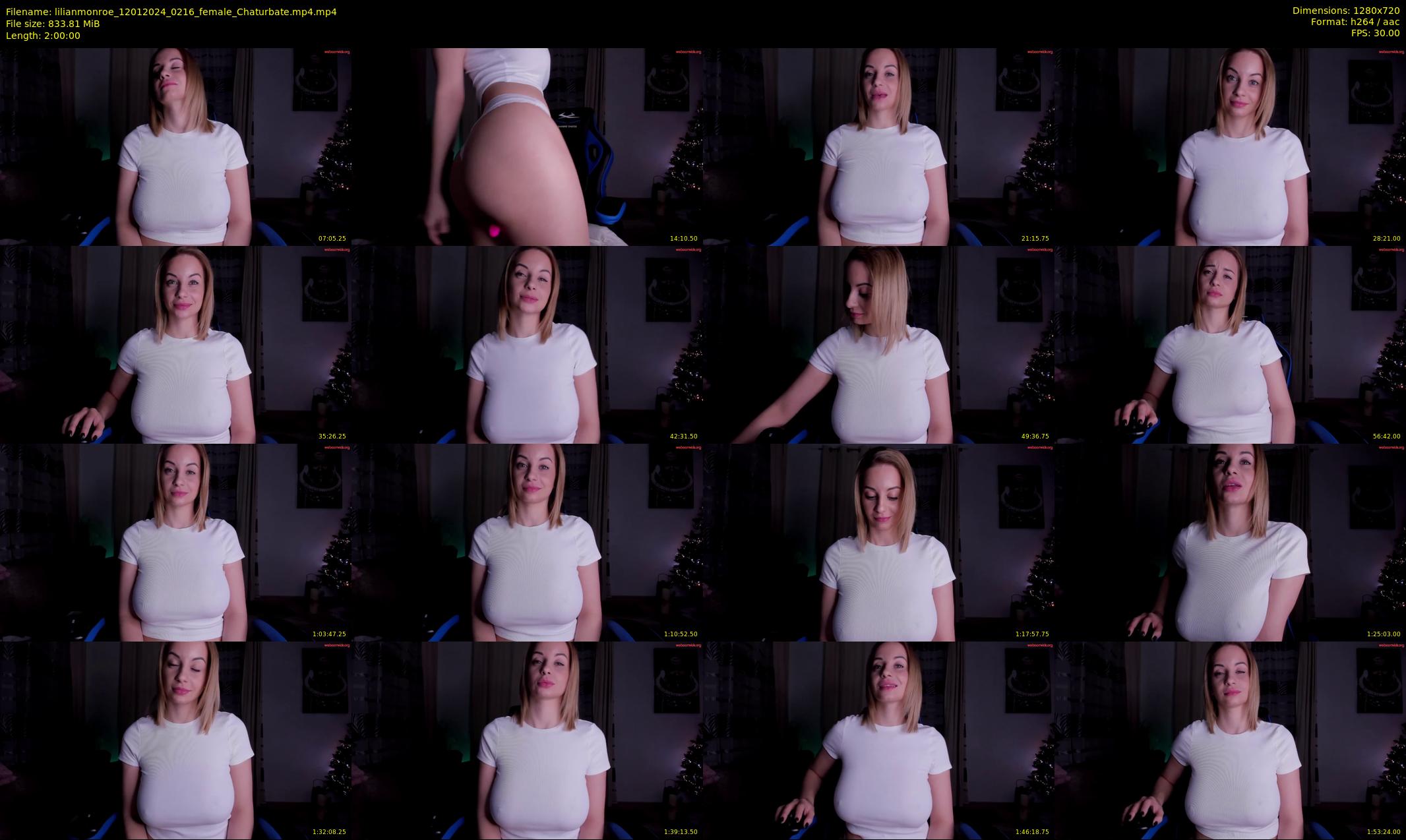 lilianmonroe — 120 minute Chaturbate female cam show recording, 720p, Jan 12, 2024