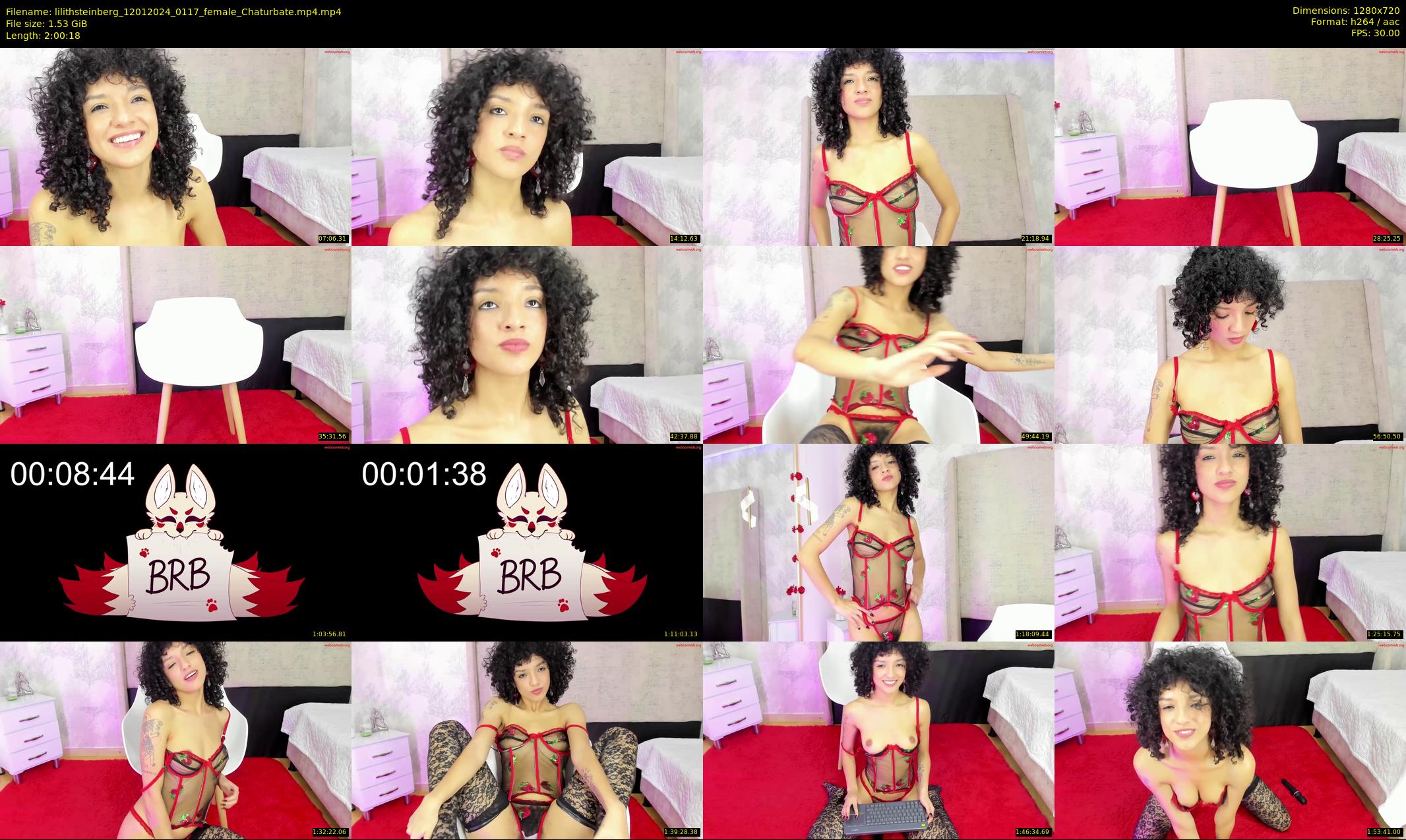 lilithsteinberg — 121 minute Chaturbate female cam show recording, 720p, Jan 12, 2024