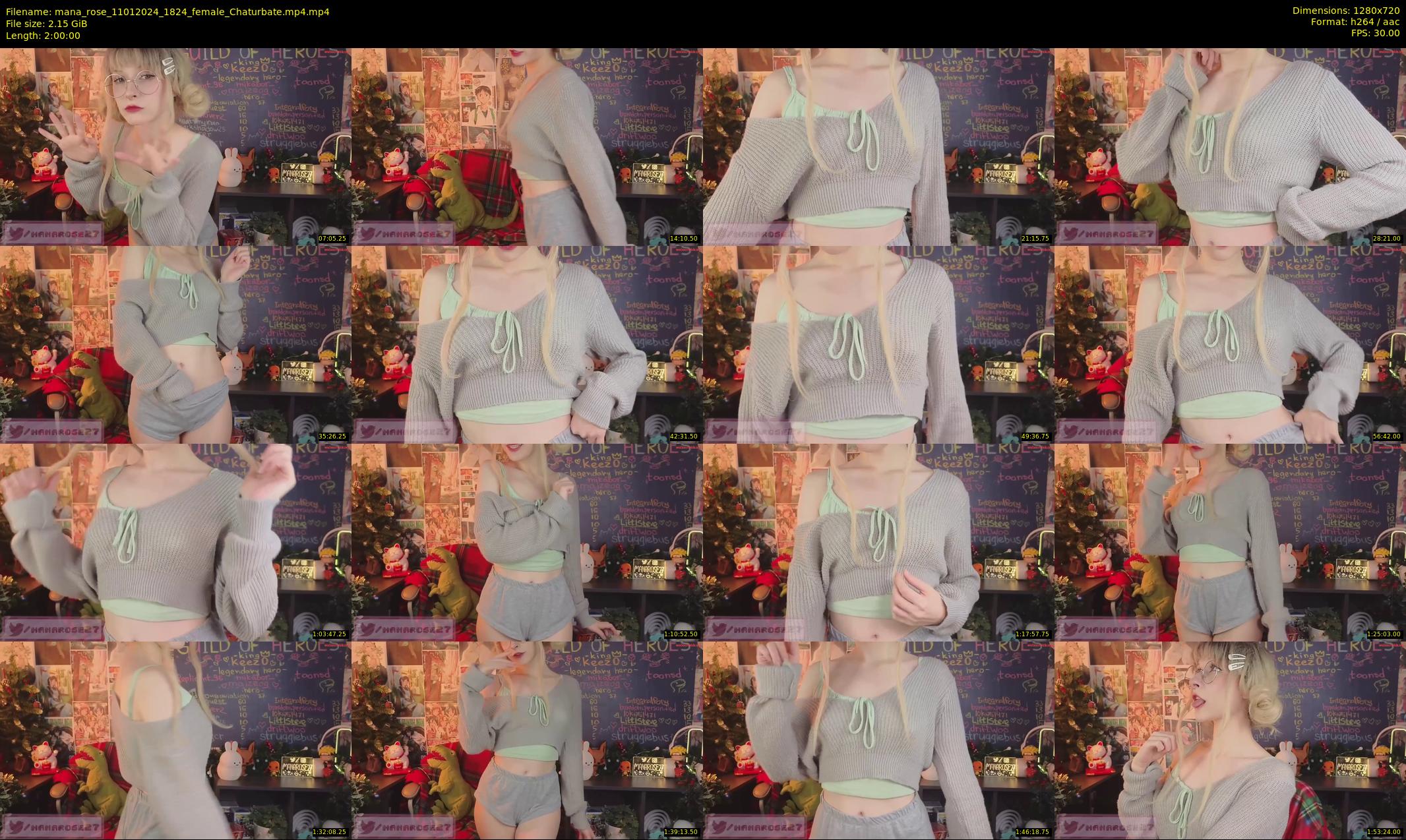 mana_rose — 120 minute Chaturbate female cam show recording, 720p, Jan 11, 2024