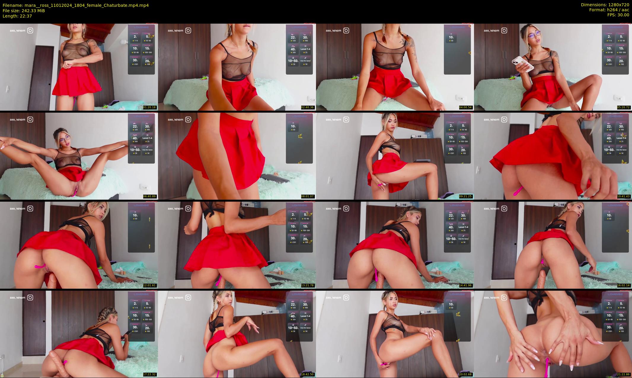 mara__ross — 23 minute Chaturbate female cam show recording, 720p, Jan 11, 2024
