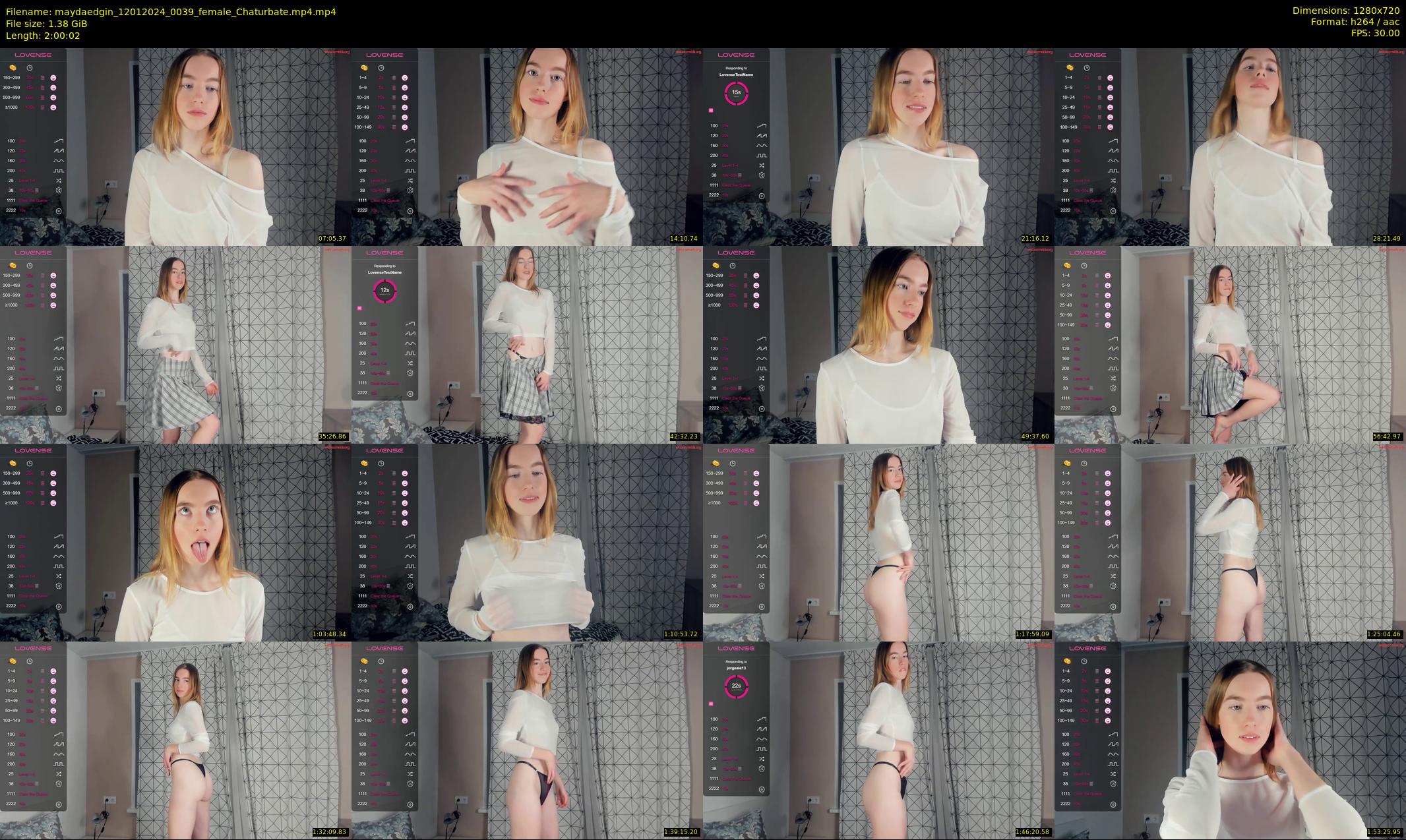 maydaedgin — 121 minute Chaturbate female cam show recording, 720p, Jan 12, 2024