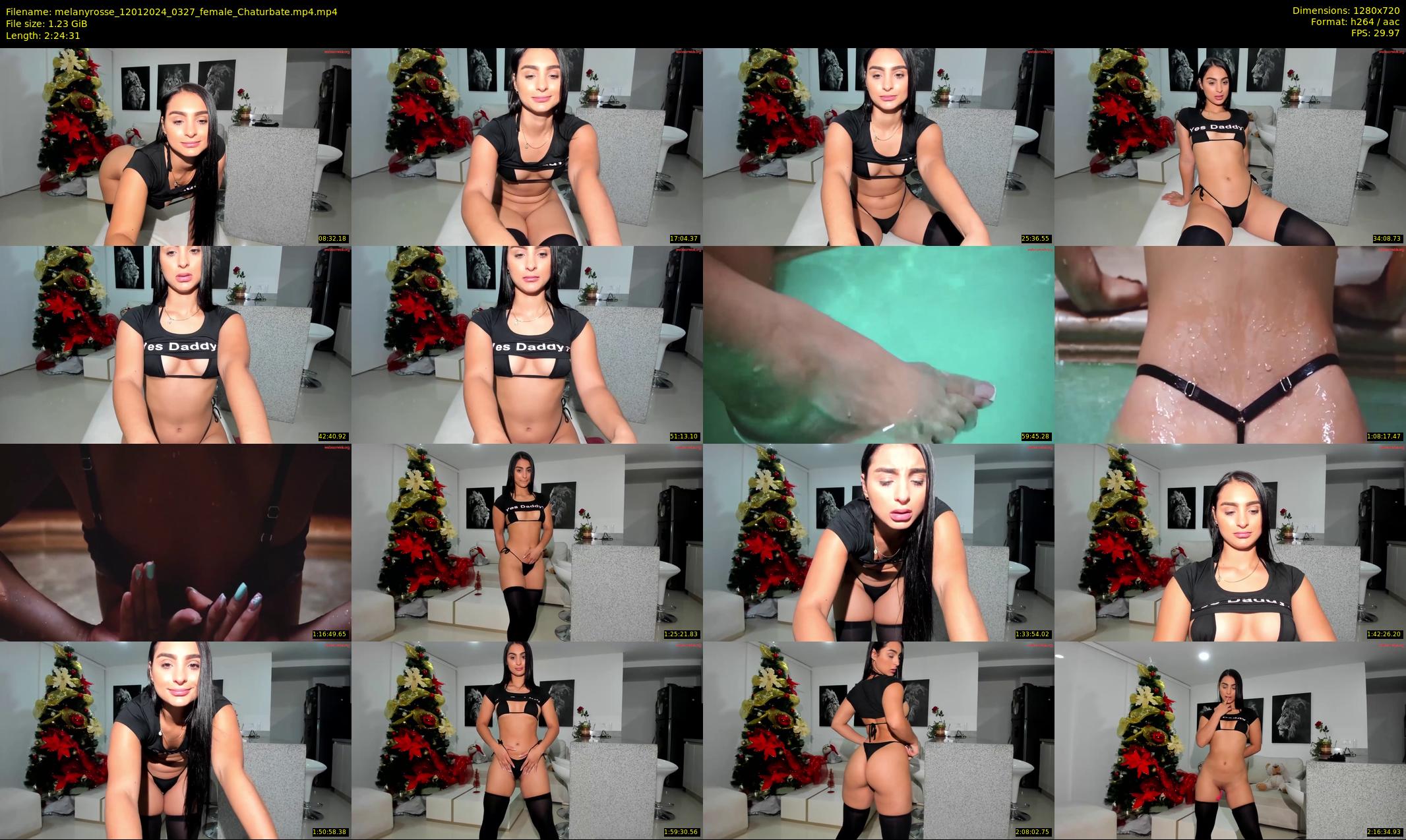 melanyrosse — 145 minute Chaturbate female cam show recording, 720p, Jan 12, 2024