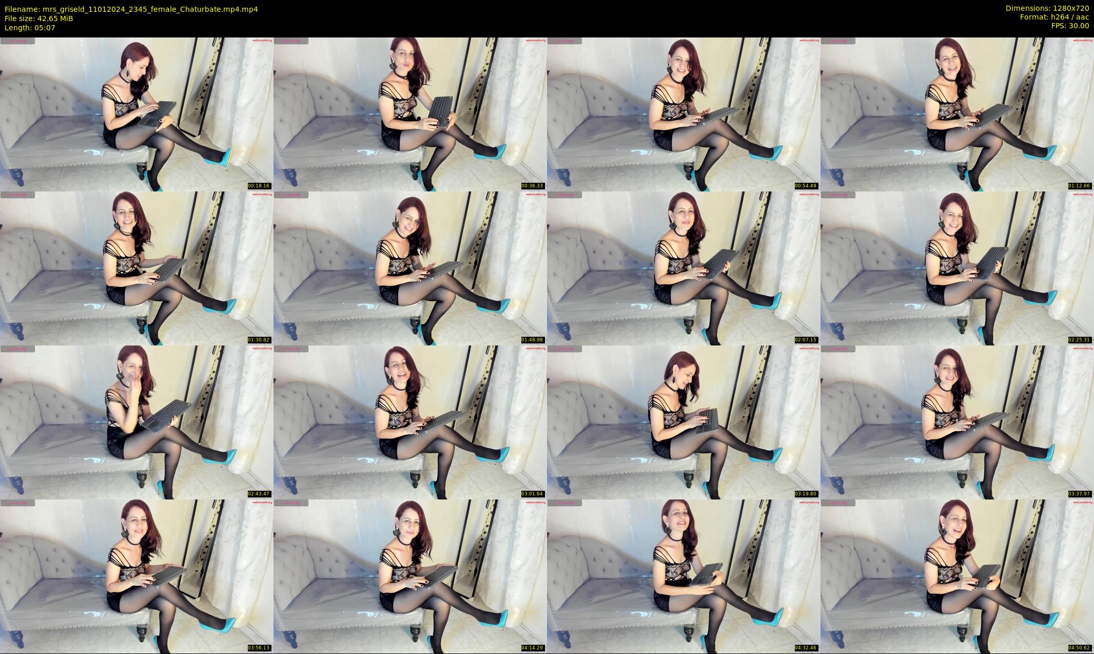 mrs_griseld — 6 minute Chaturbate female cam show recording, 720p, Jan 11, 2024