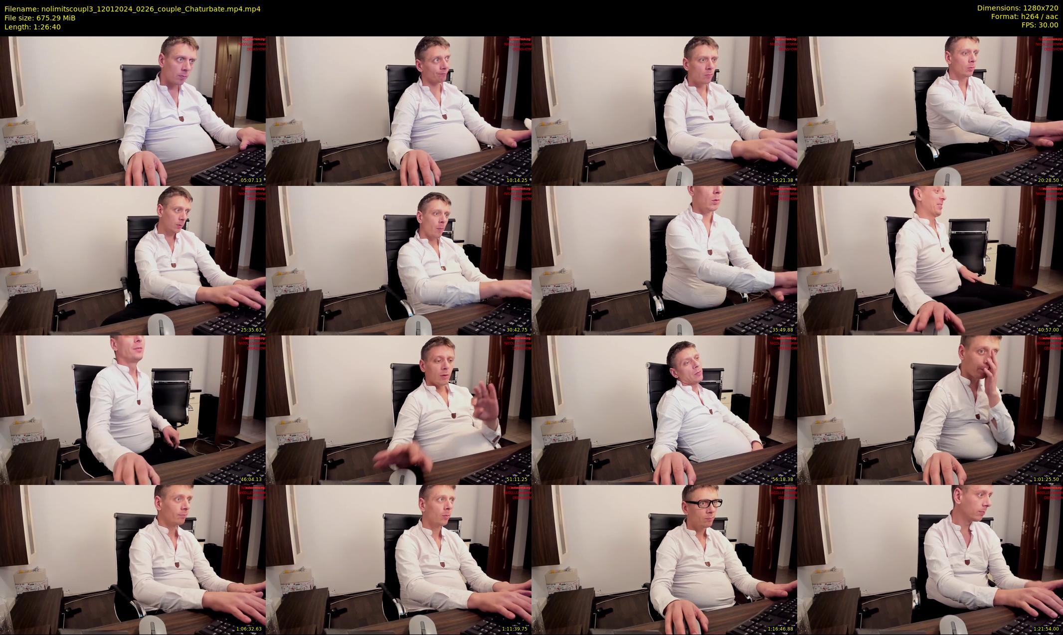 nolimitscoupl3 — 87 minute Chaturbate couple cam show recording, 720p, Jan 12, 2024