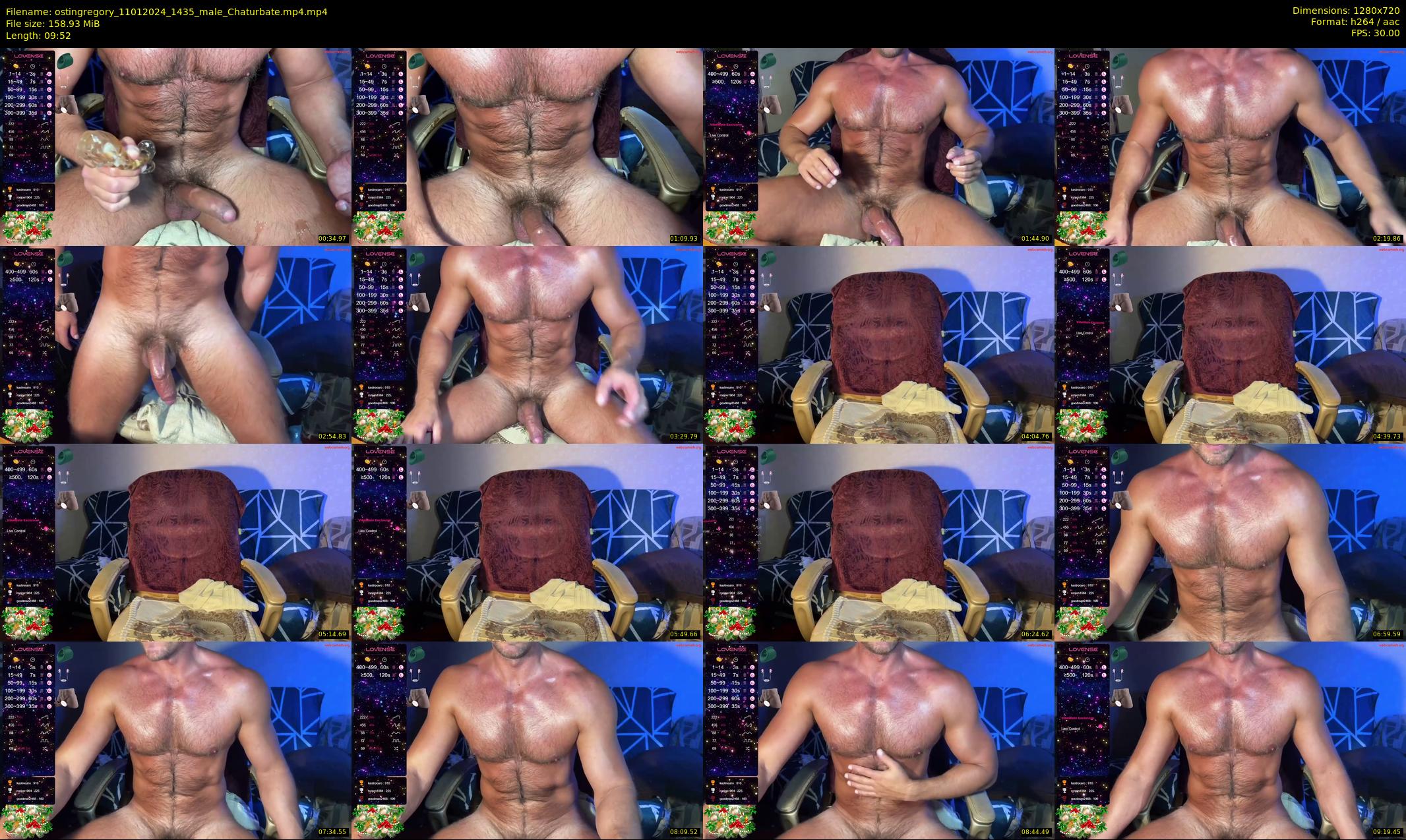 ostingregory — 10 minute Chaturbate male cam show recording, 720p, Jan 11, 2024