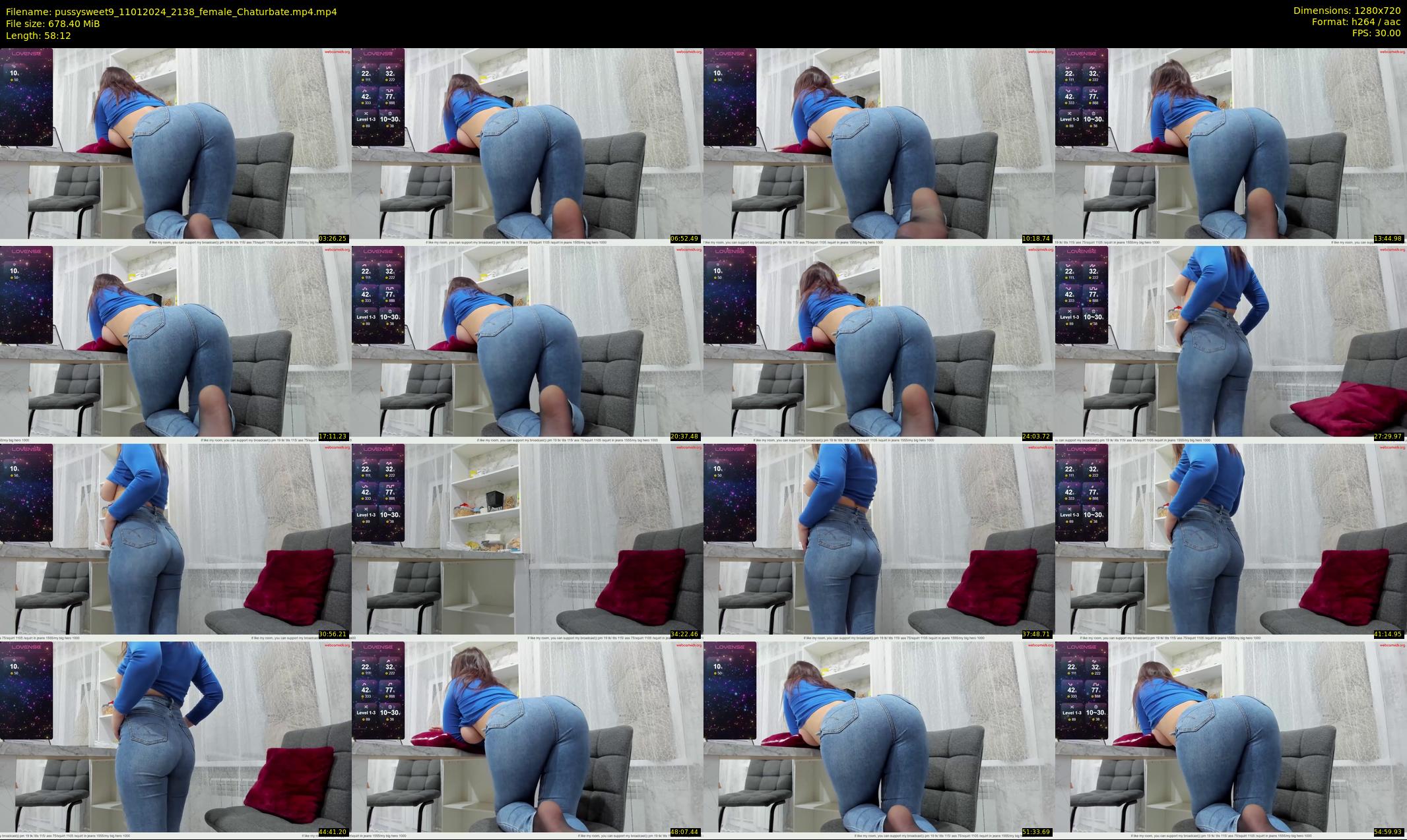 pussysweet9 — 59 minute Chaturbate female cam show recording, 720p, Jan 11, 2024