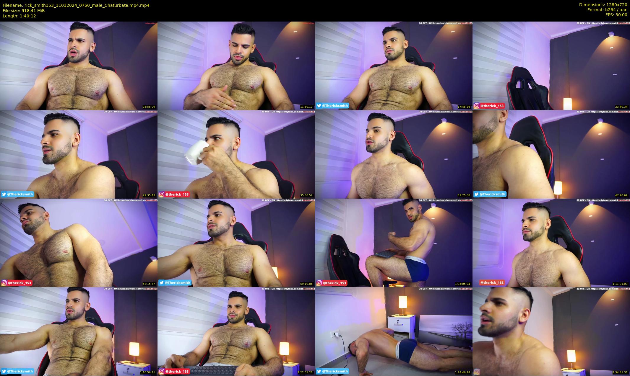 rick_smith153 — 101 minute Chaturbate male cam show recording, 720p, Jan 11, 2024