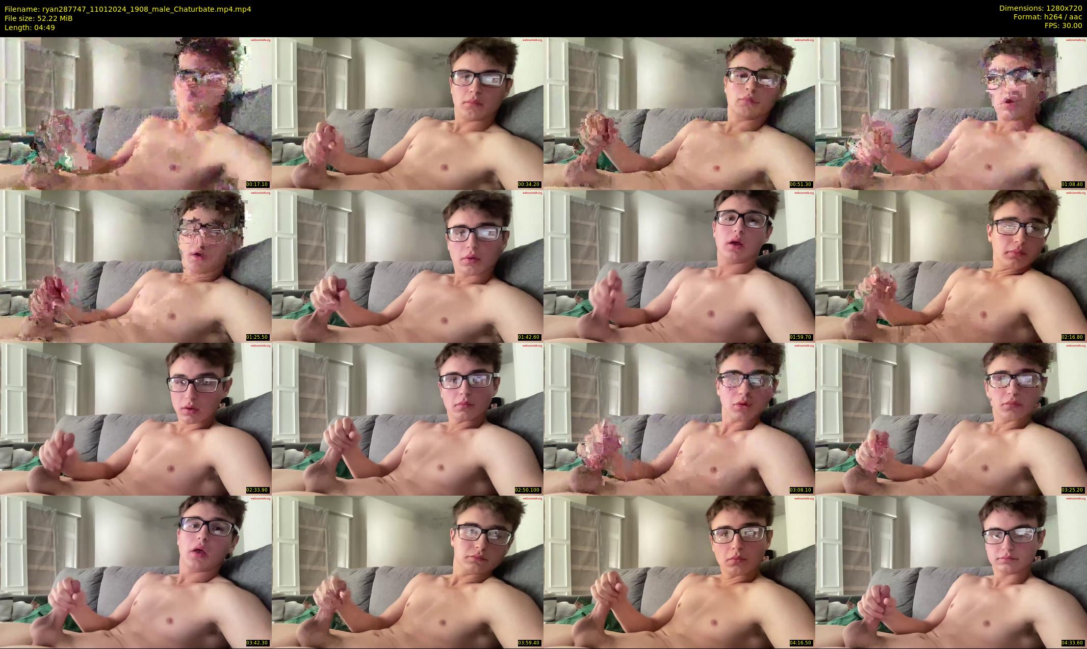 ryan287747 — 5 minute Chaturbate male cam show recording, 720p, Jan 11, 2024